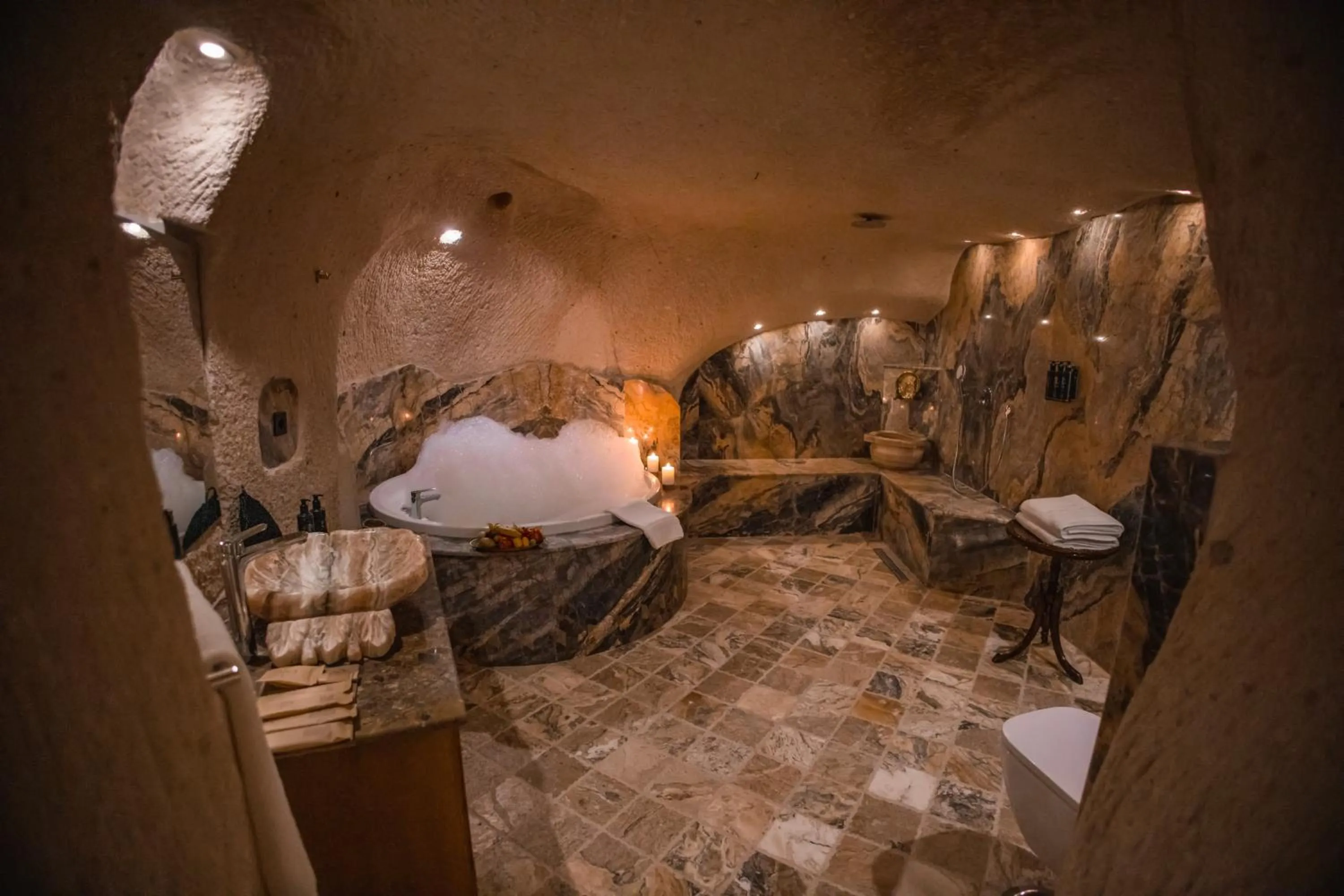 Bathroom in The Kingdom Of Cappadocia Luxury Cave Hotel