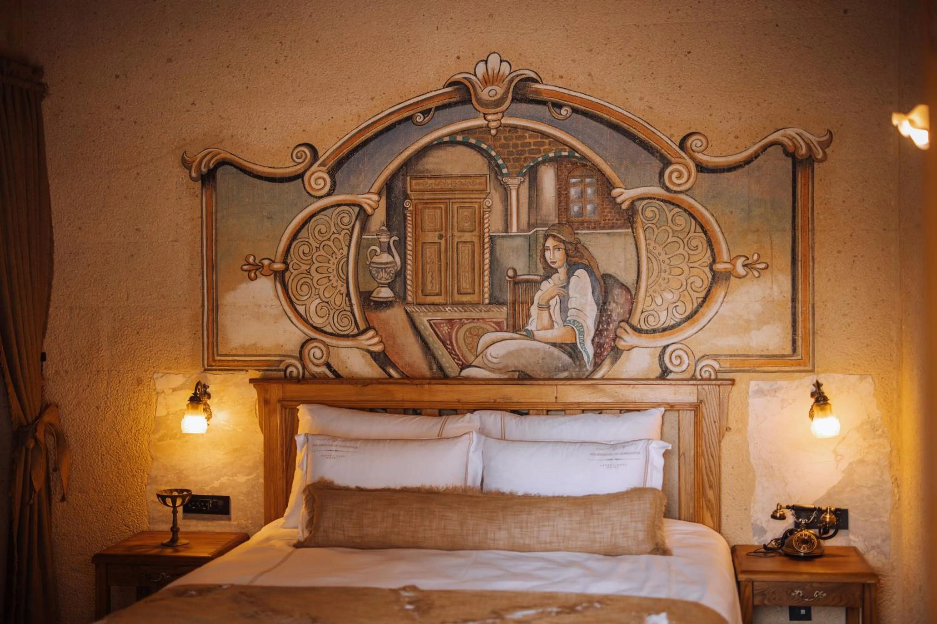 Bedroom, Bed in The Kingdom Of Cappadocia Luxury Cave Hotel