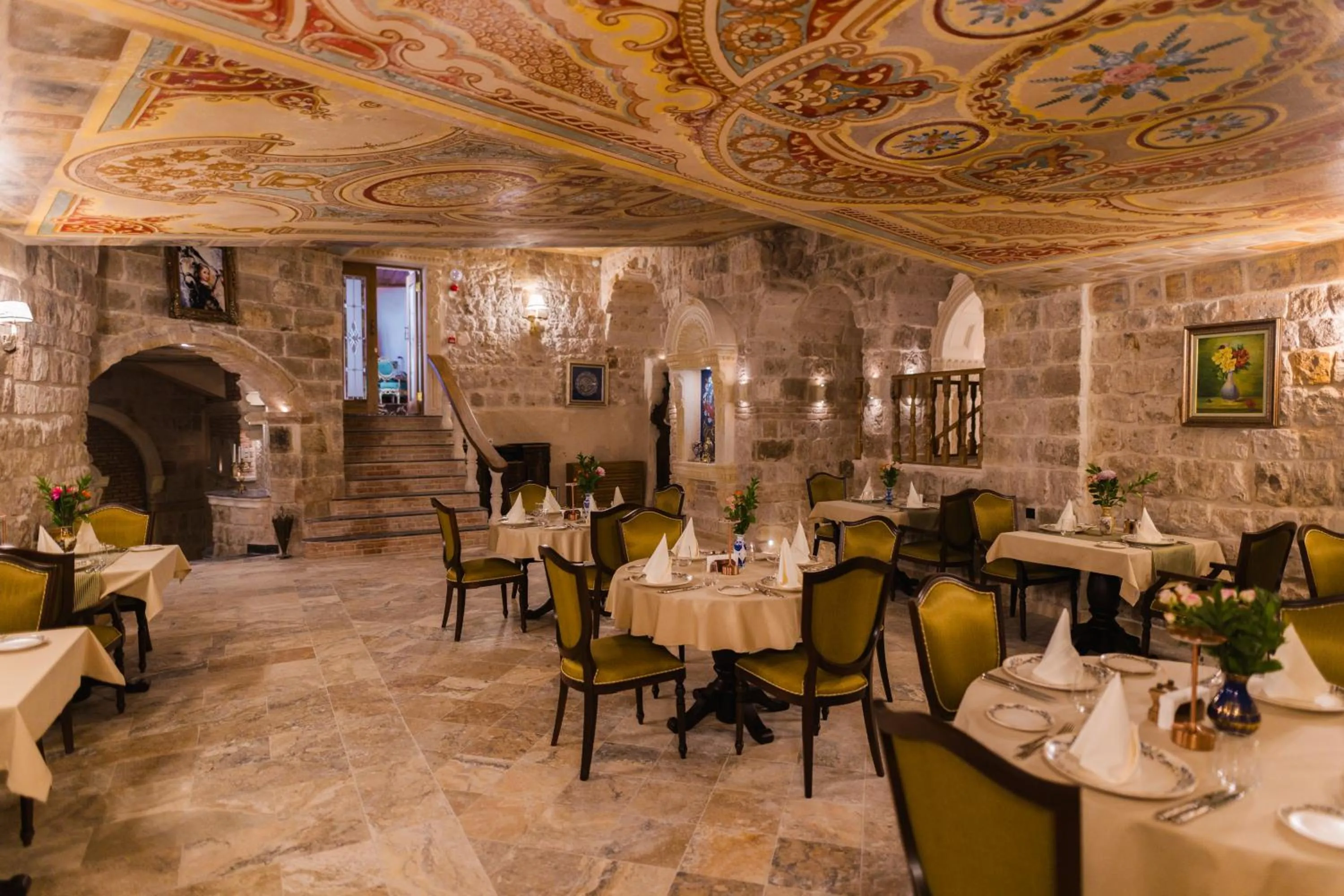 Seating area in The Kingdom Of Cappadocia Luxury Cave Hotel