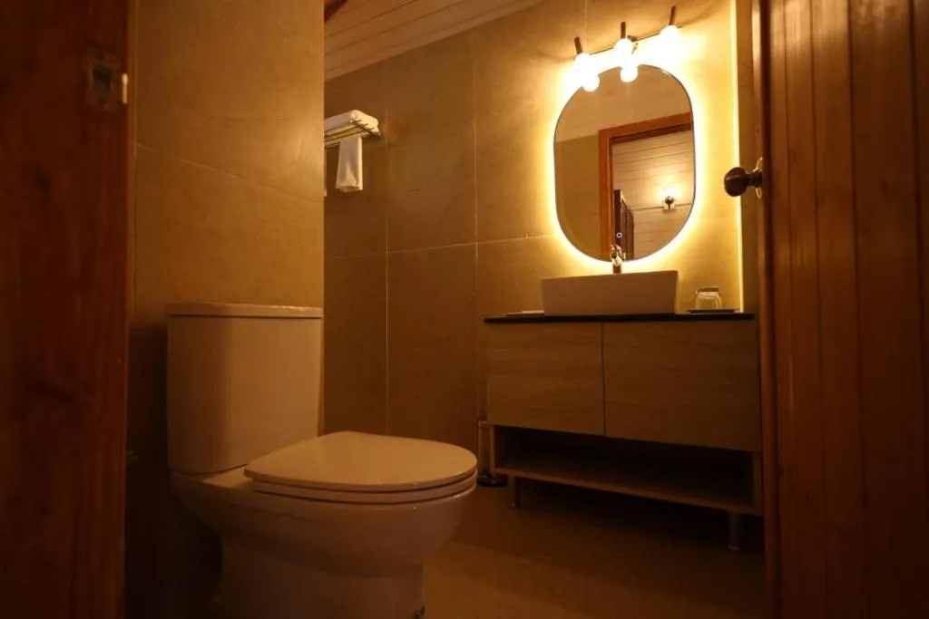 Bathroom in Foxoso Aaristo Baga Beach Resort