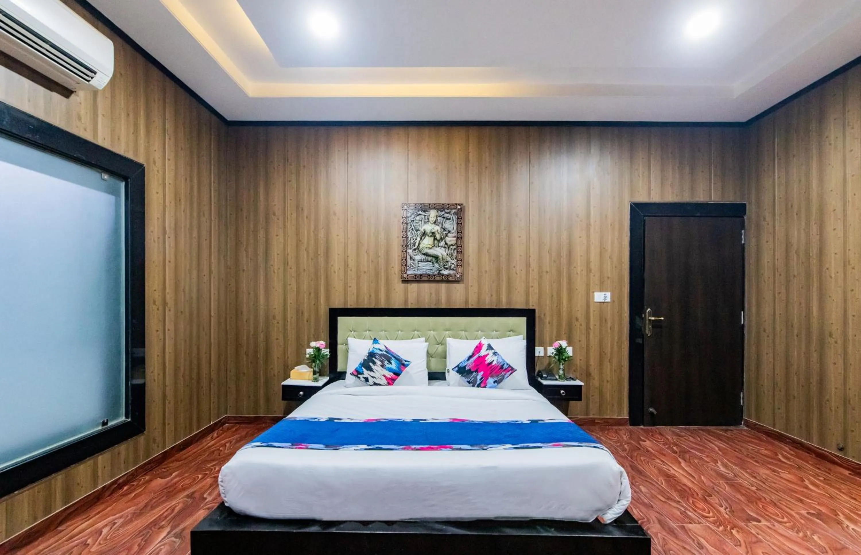 Bed in Foxoso Fiori Hotel