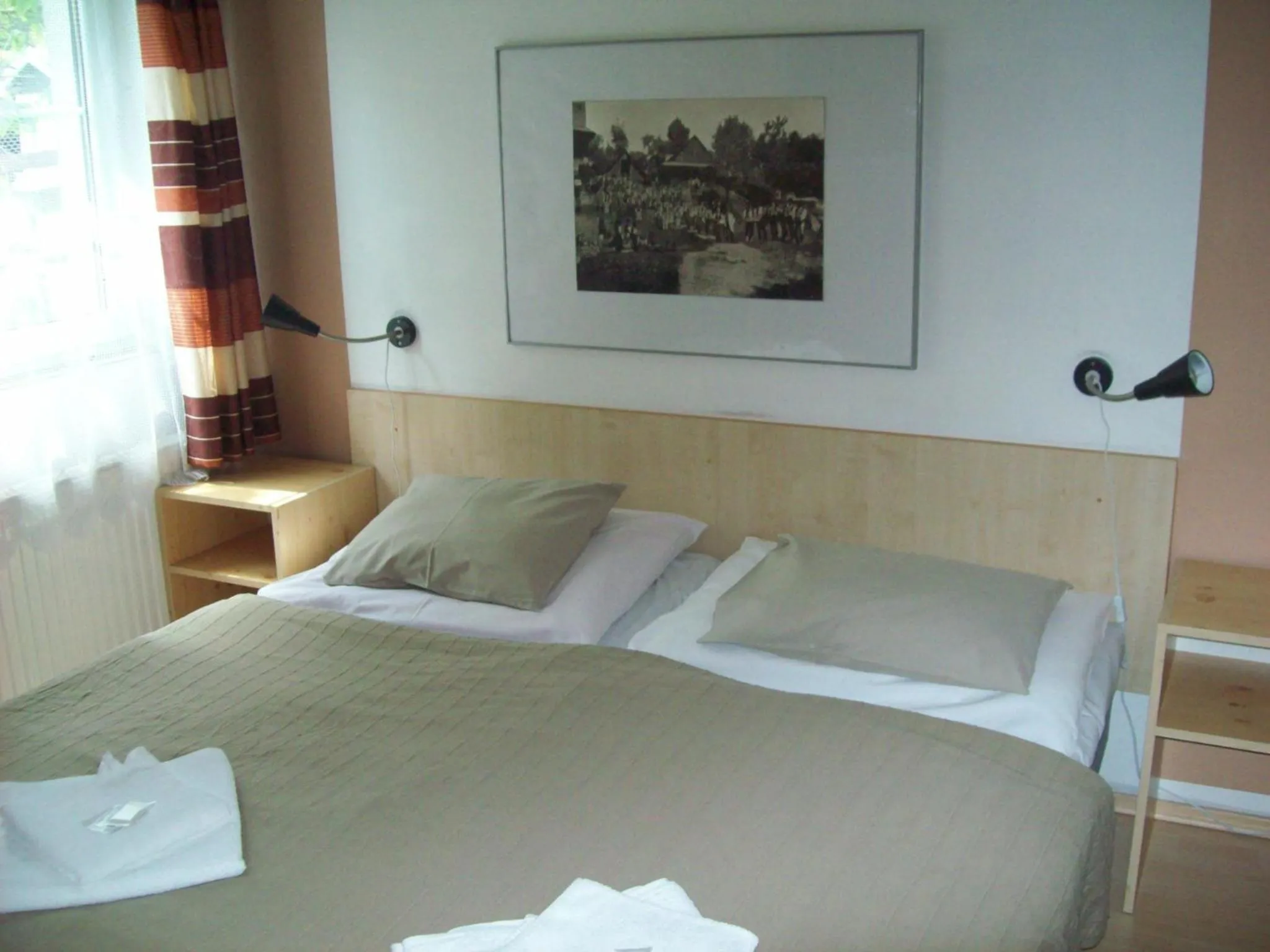 Bed in hotel U lip Trojanovice