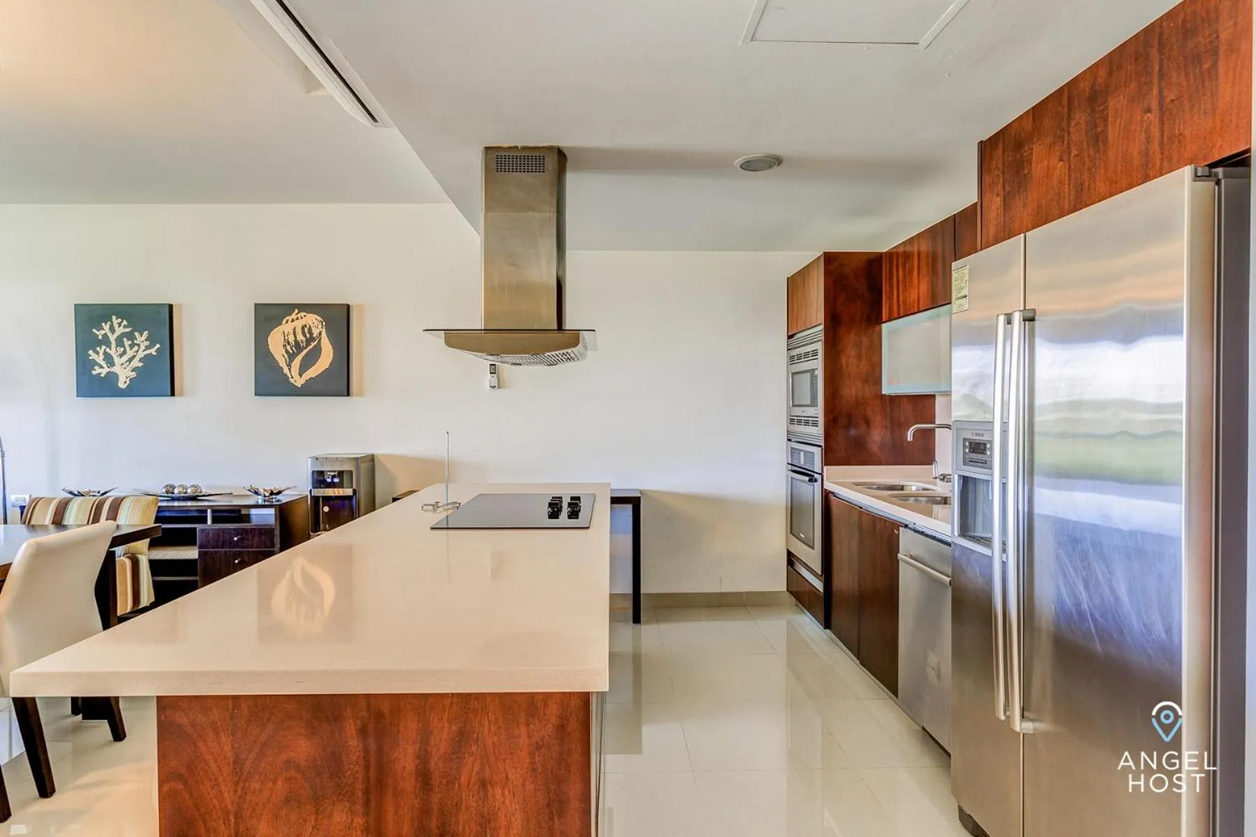 Kitchen or kitchenette in Luxury Condos at Mareazul Beachfront Complex with Resort-Style Amenities