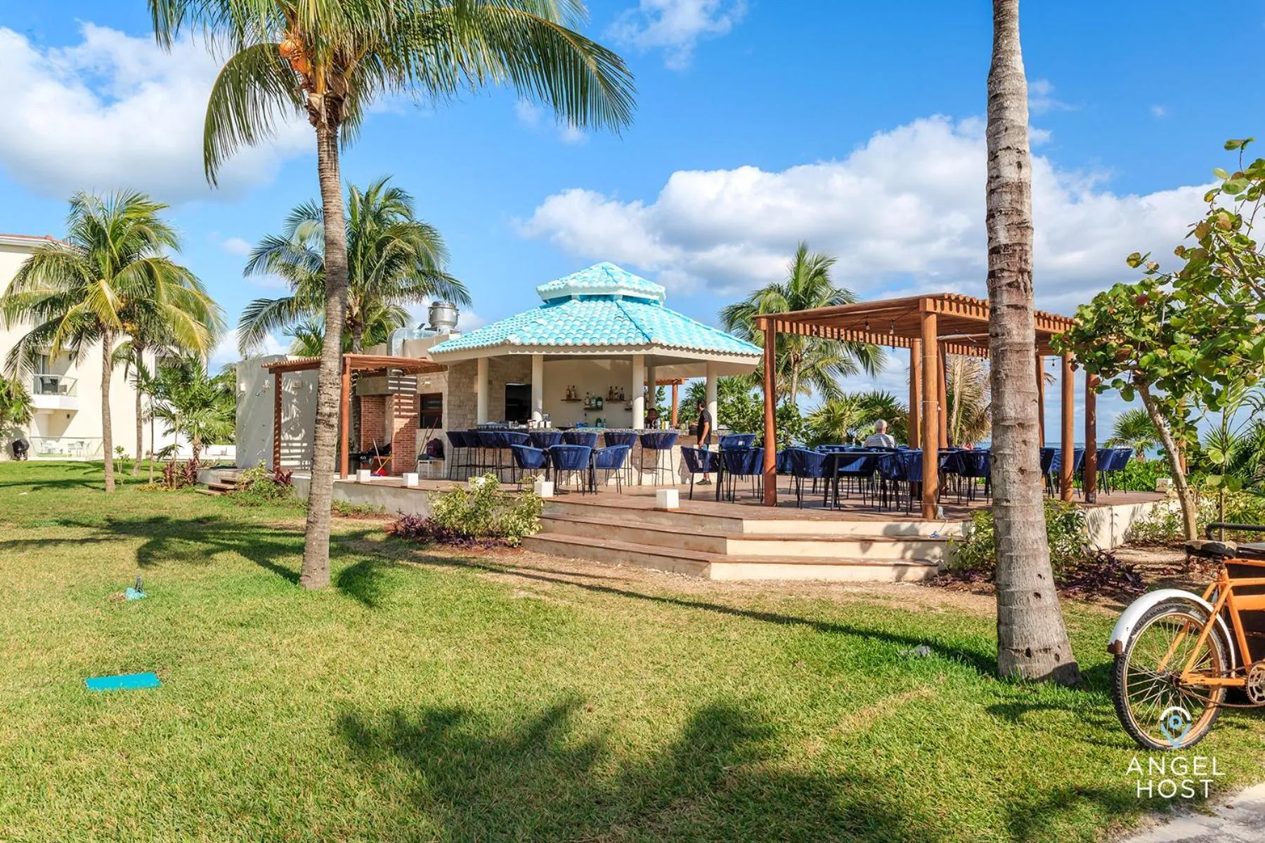 Property building in Luxury Condos at Mareazul Beachfront Complex with Resort-Style Amenities