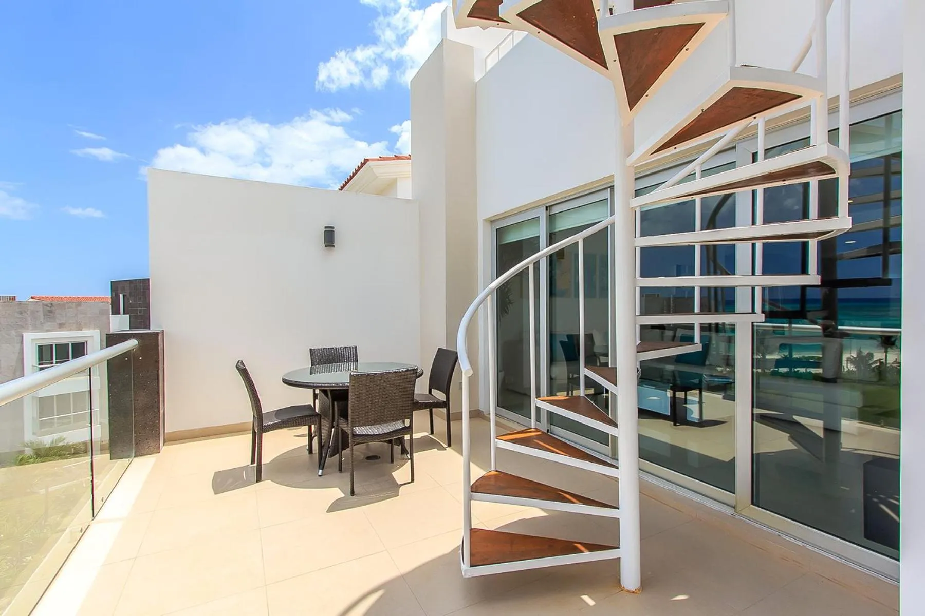 Balcony/Terrace in Luxury Condos at Mareazul Beachfront Complex with Resort-Style Amenities