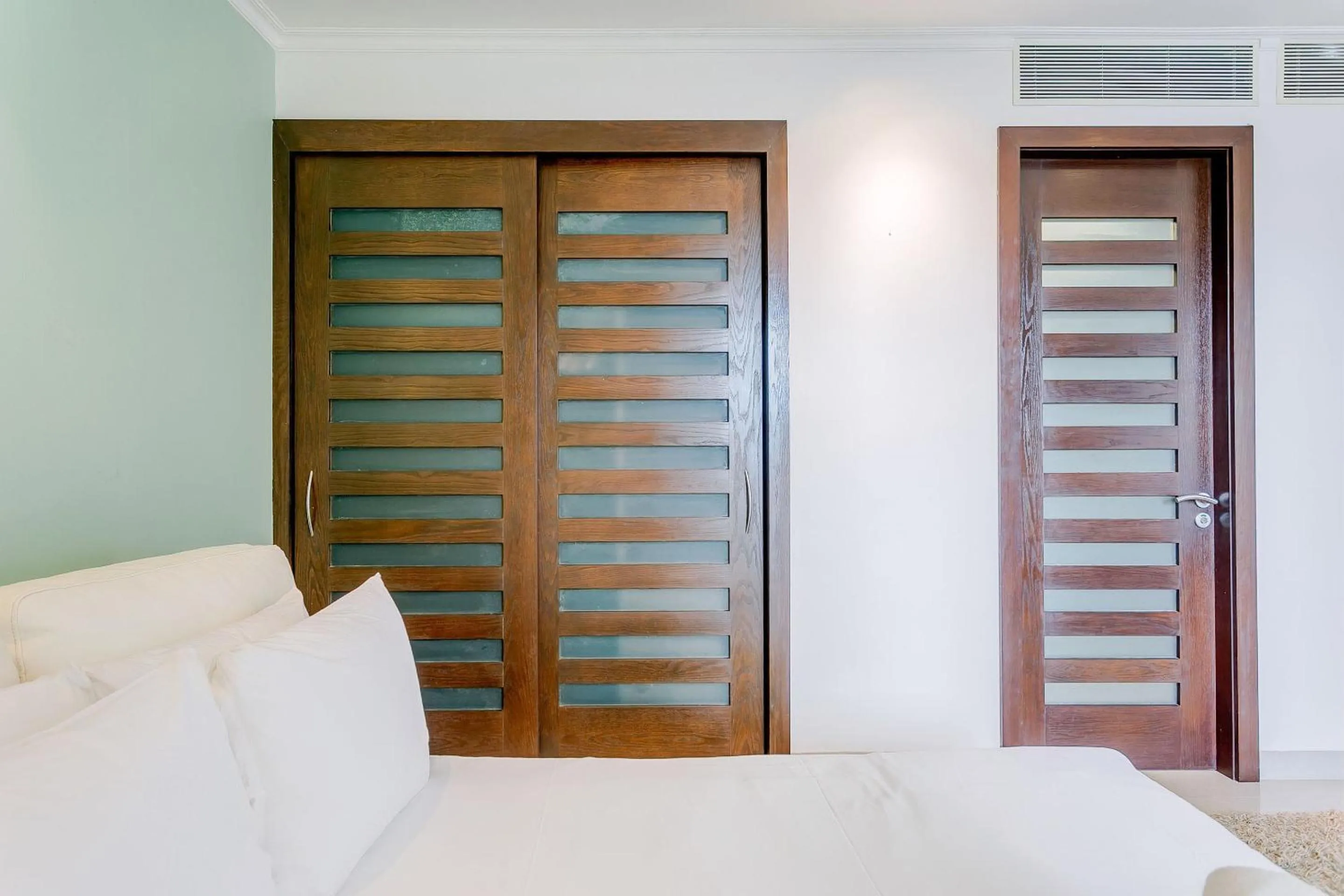 Bedroom, Bed in Luxury Condos at Mareazul Beachfront Complex with Resort-Style Amenities