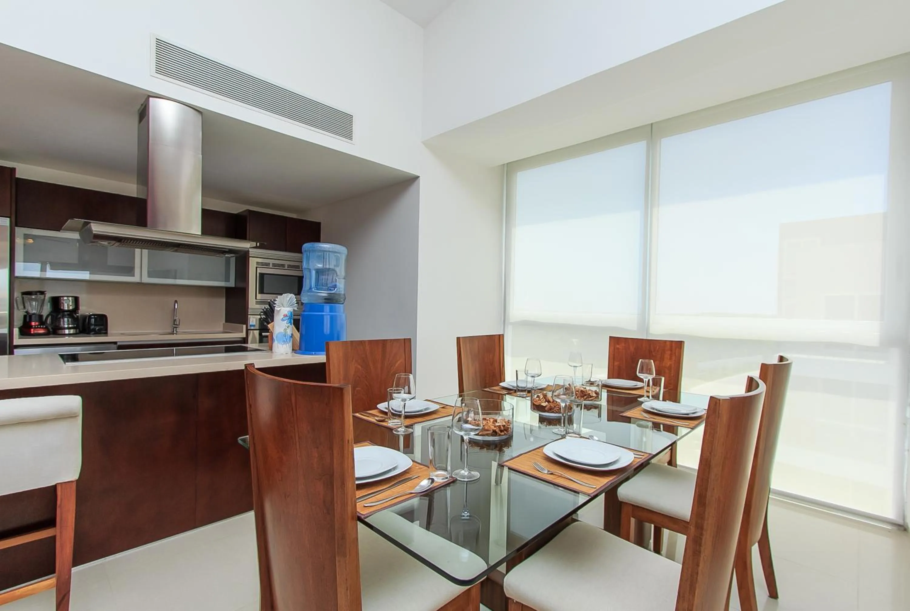 Kitchen or kitchenette in Luxury Condos at Mareazul Beachfront Complex with Resort-Style Amenities