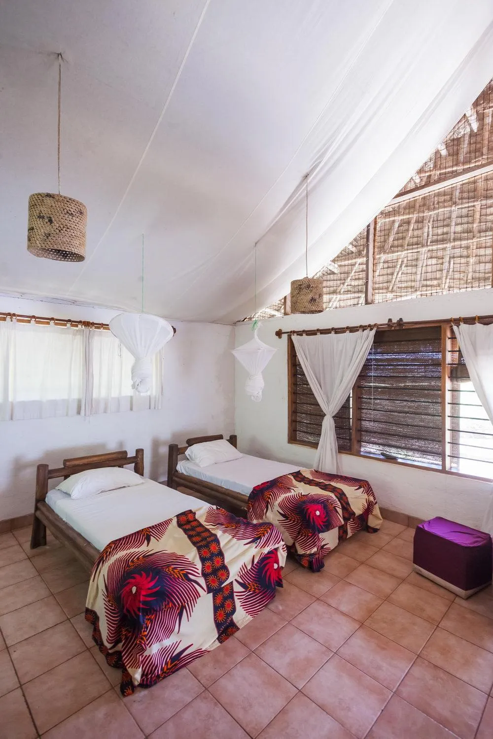 Bed in Capricorn Beach Cottages