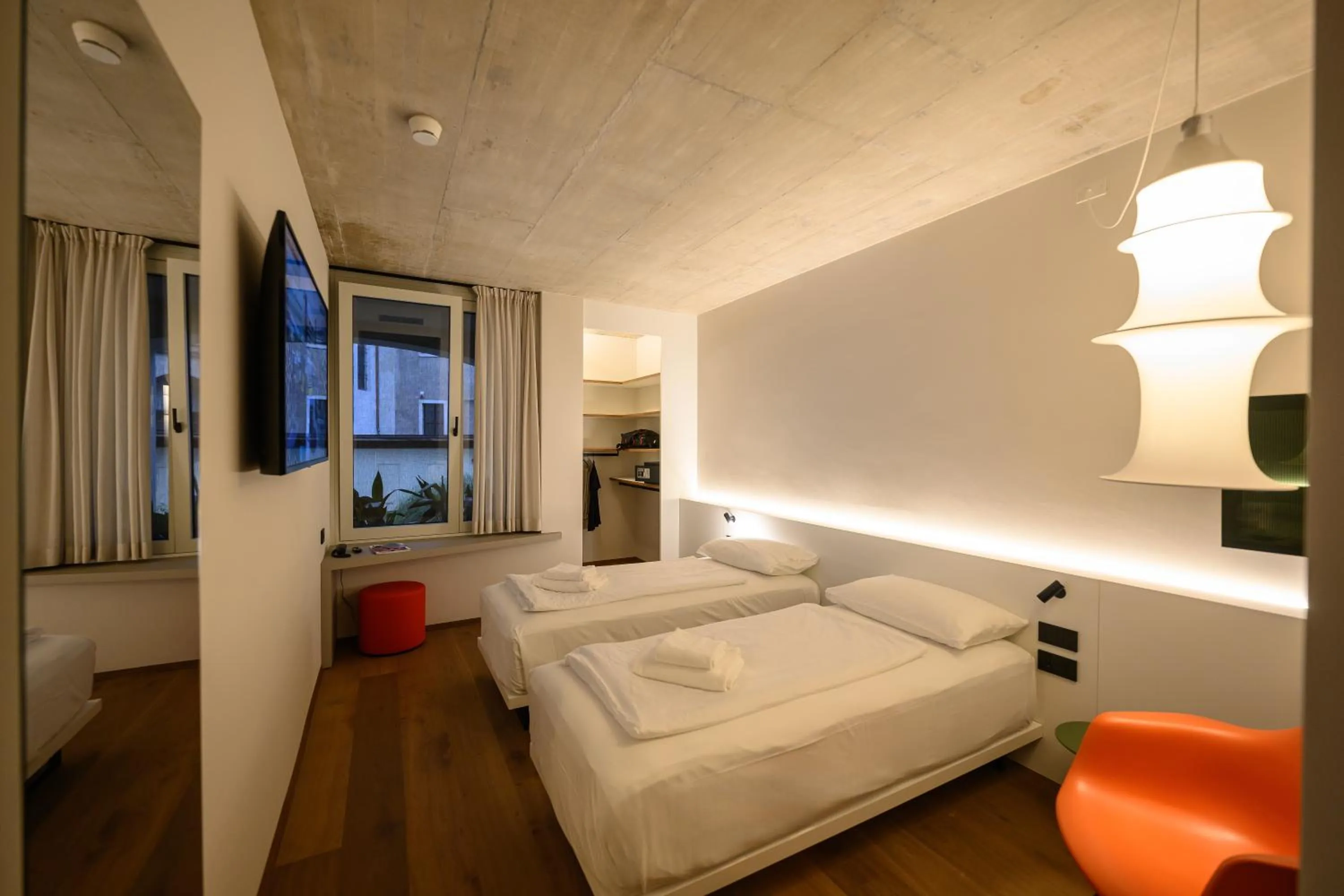 Bed in Hotel Giardino Verdi