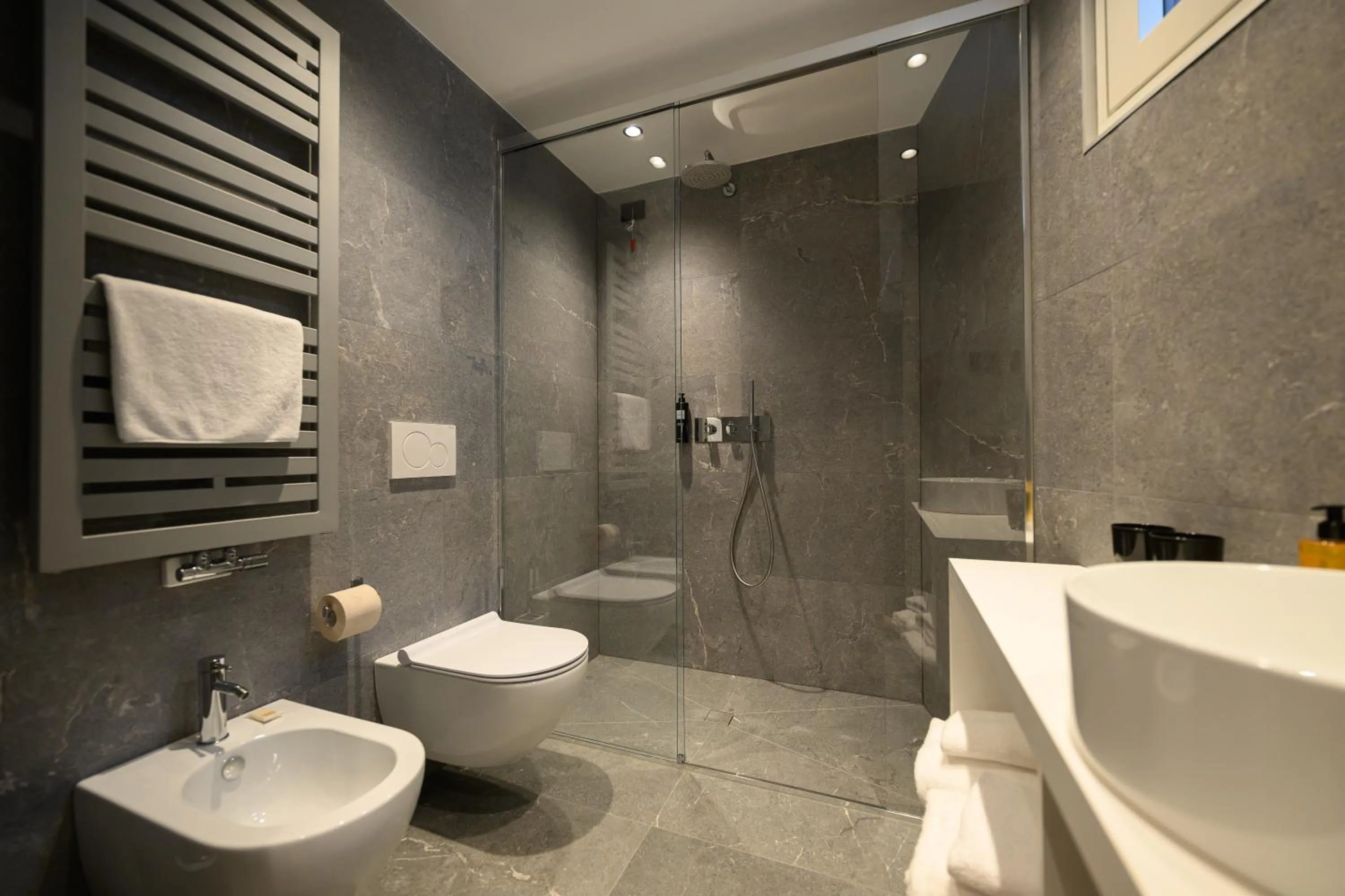 Shower in Hotel Giardino Verdi