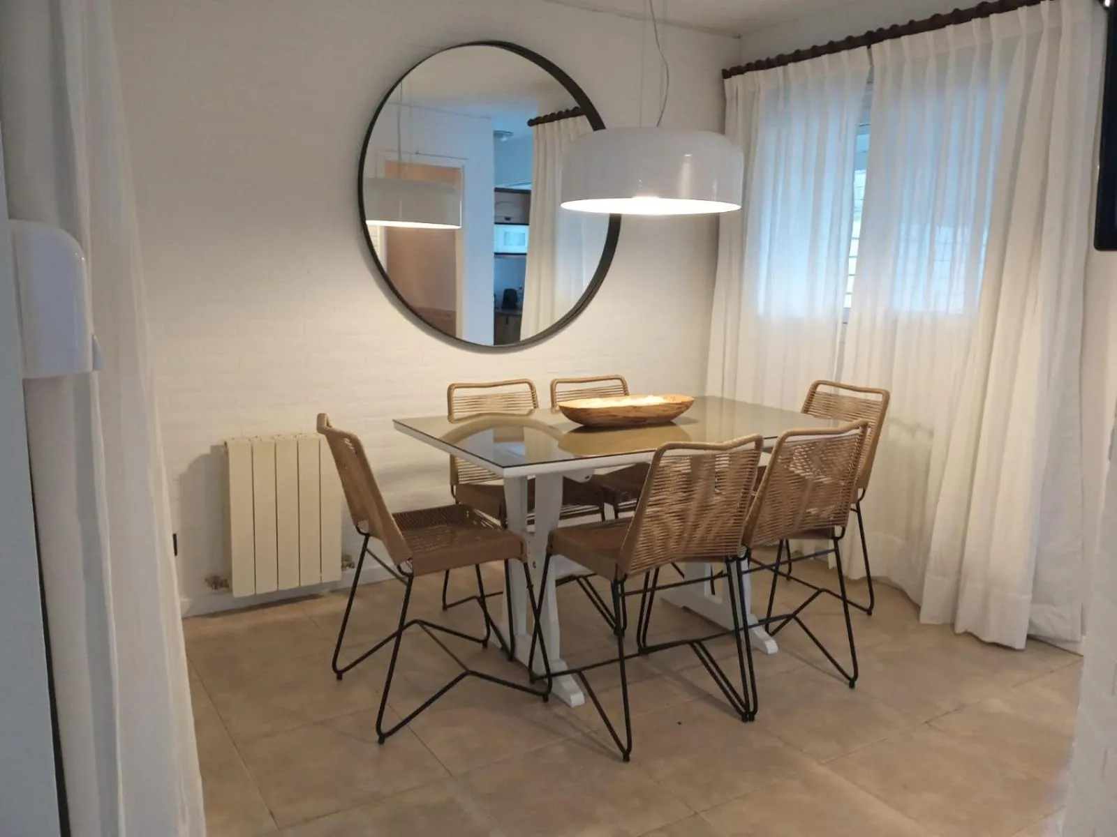 Dining area in Carilo Hills by bund