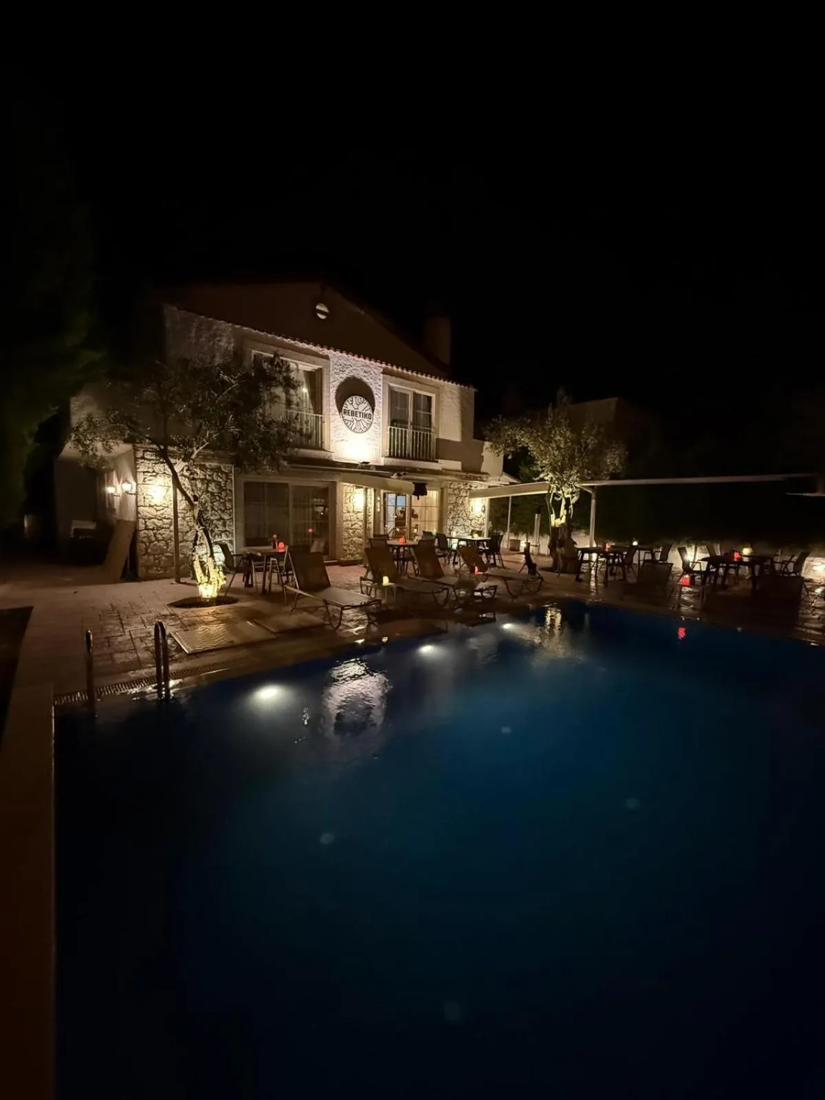 Swimming pool in Rebetiko Hotel