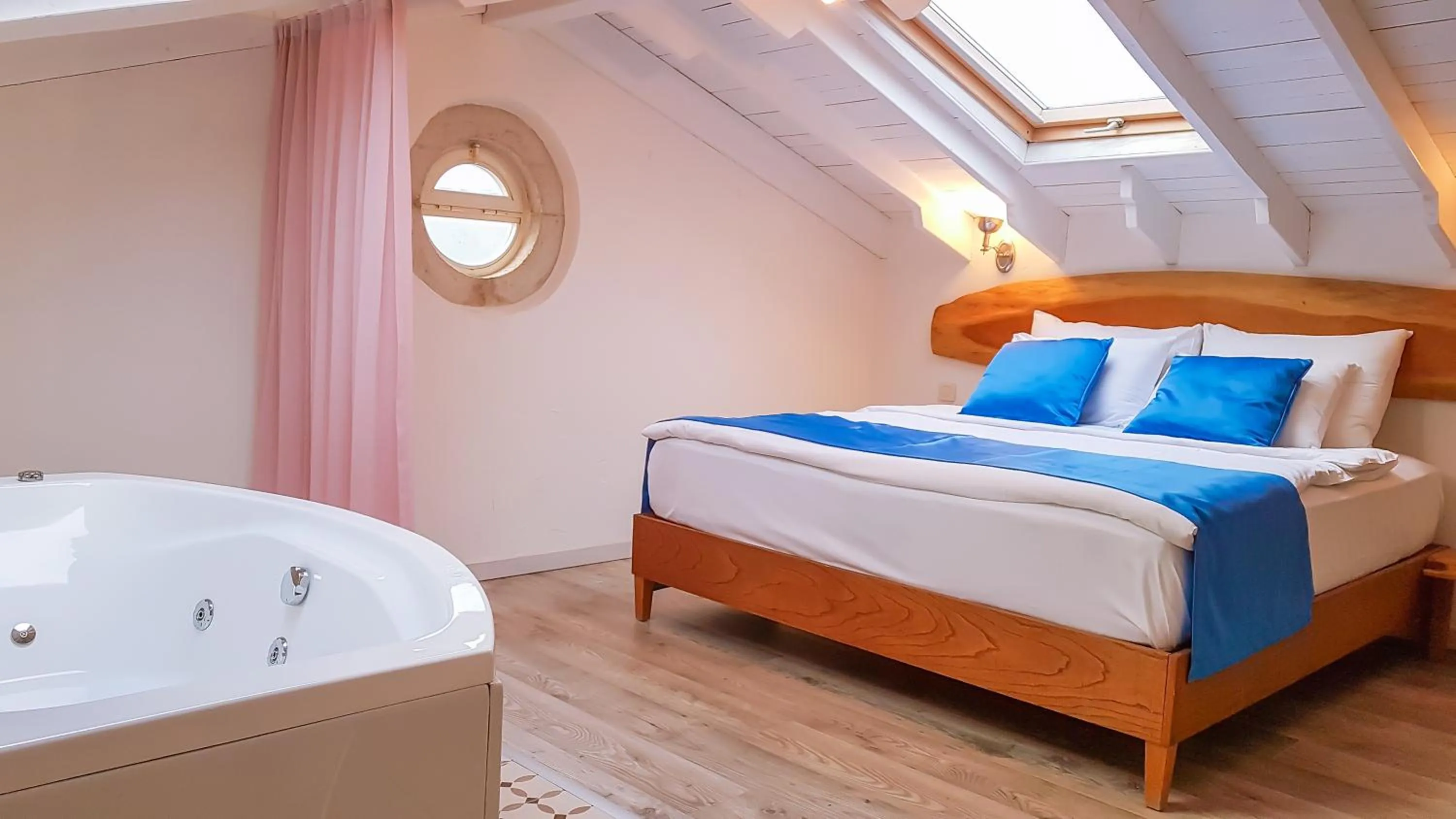 Bed in Rebetiko Hotel