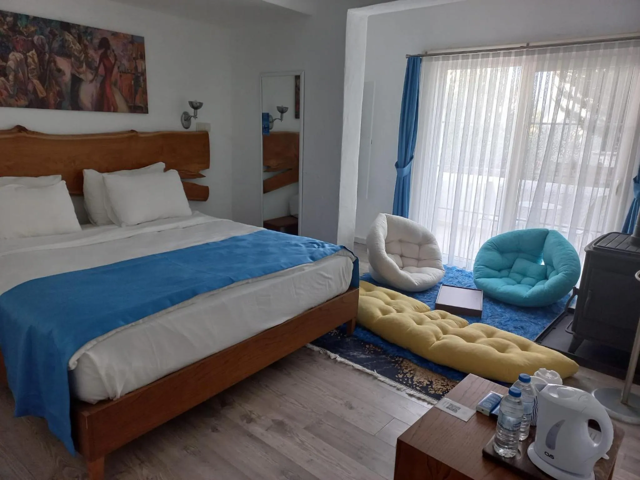 Bed in Rebetiko Hotel