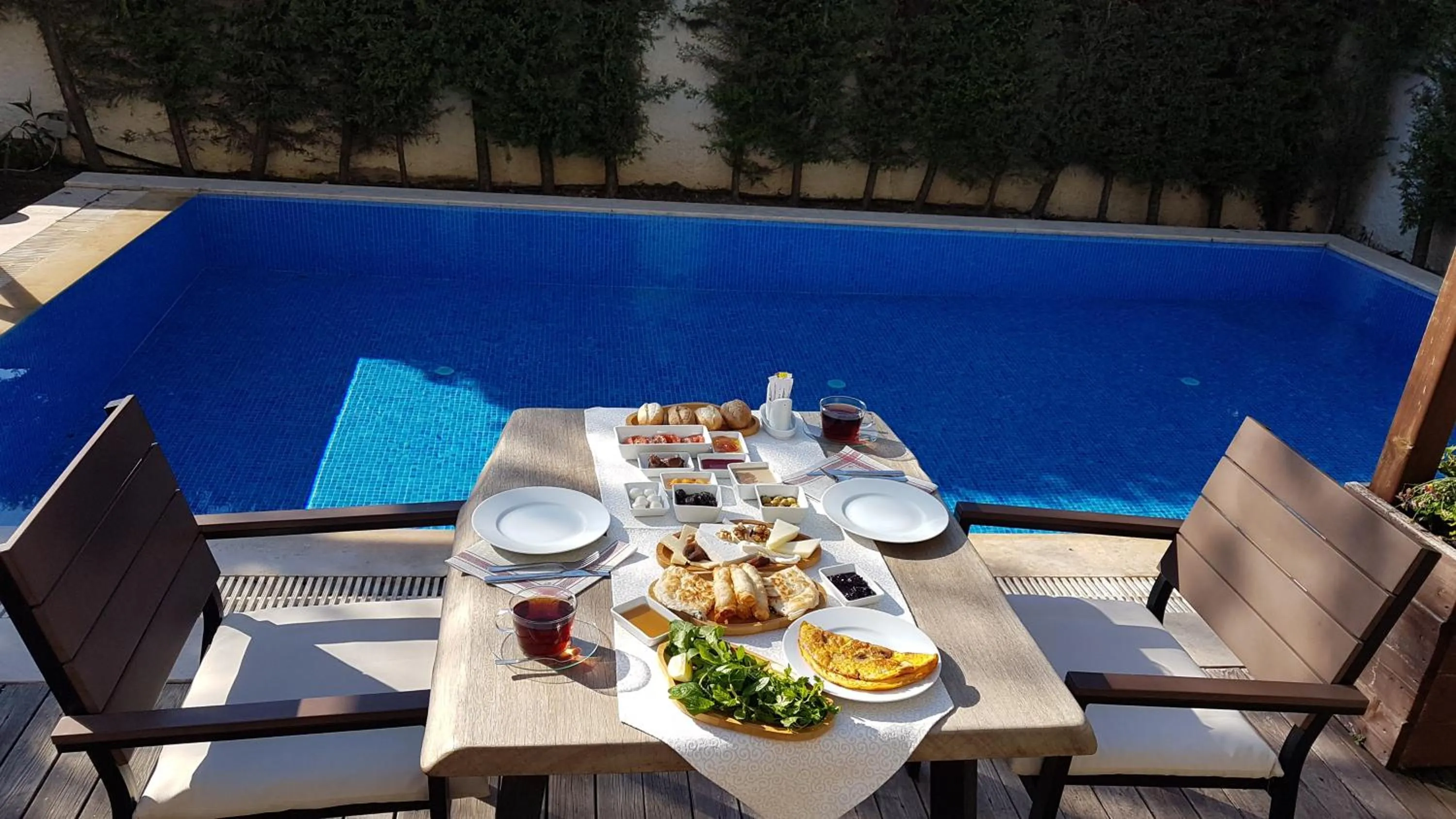 Swimming pool in Rebetiko Hotel
