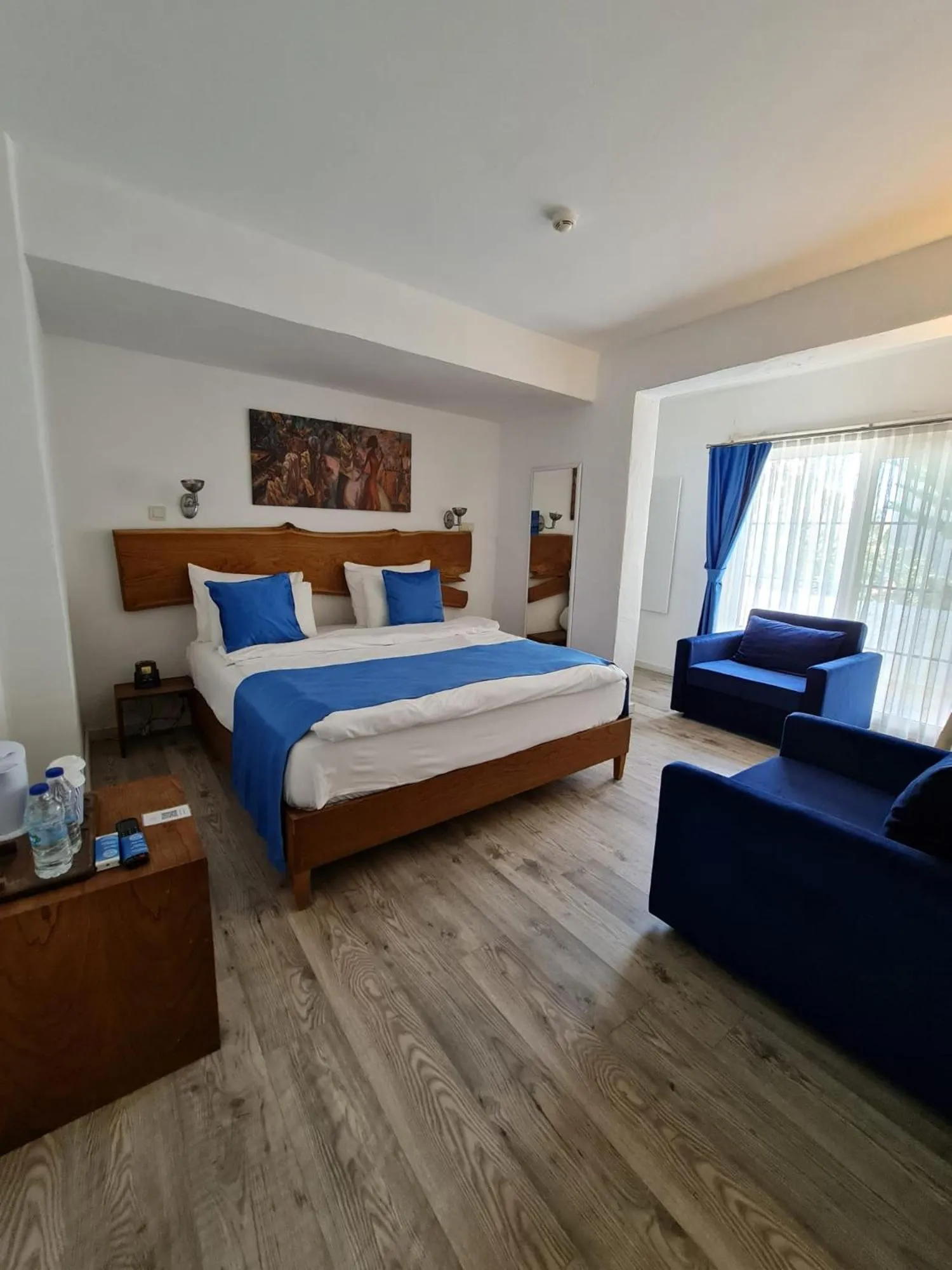 Photo of the whole room, Bed in Rebetiko Hotel