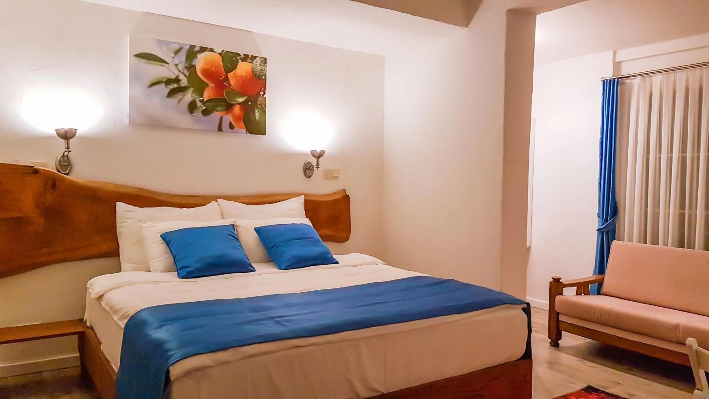 Bed in Rebetiko Hotel