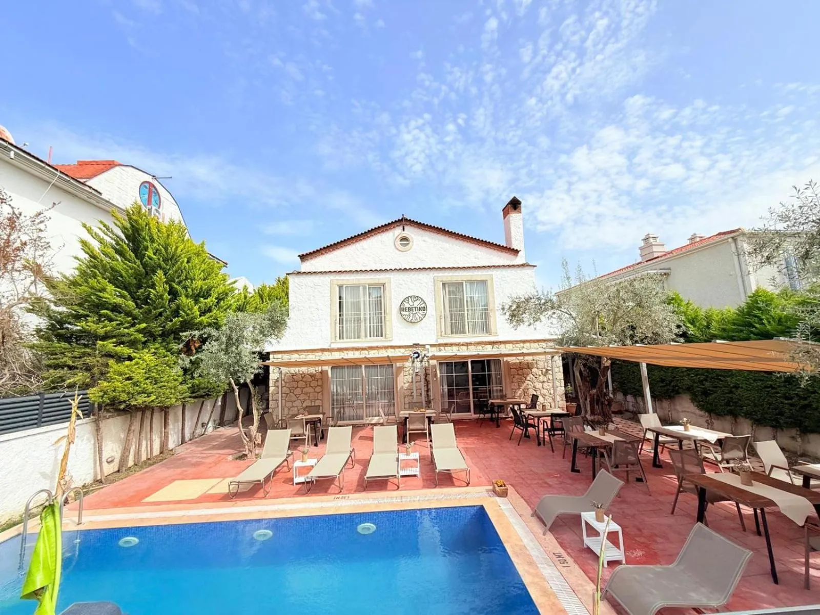 Swimming pool in Rebetiko Hotel