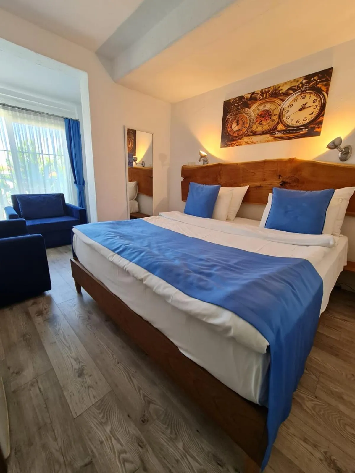 Photo of the whole room, Bed in Rebetiko Hotel