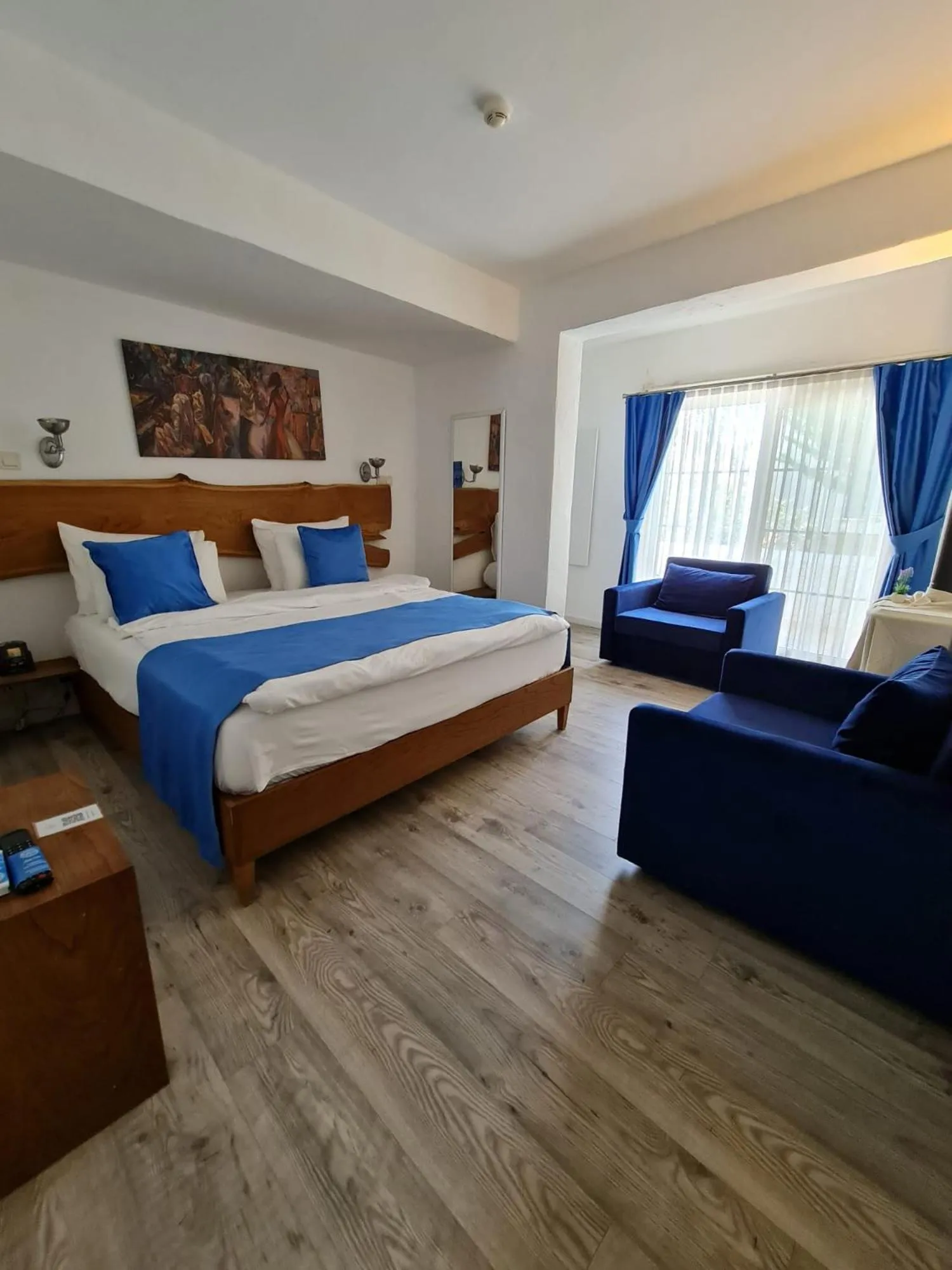 Photo of the whole room, Bed in Rebetiko Hotel