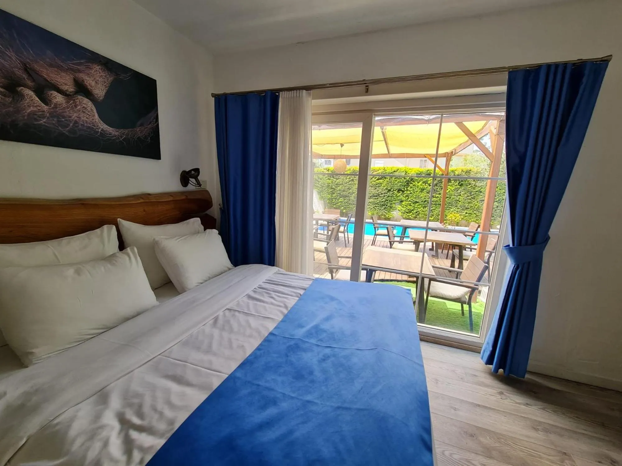 Photo of the whole room, Bed in Rebetiko Hotel