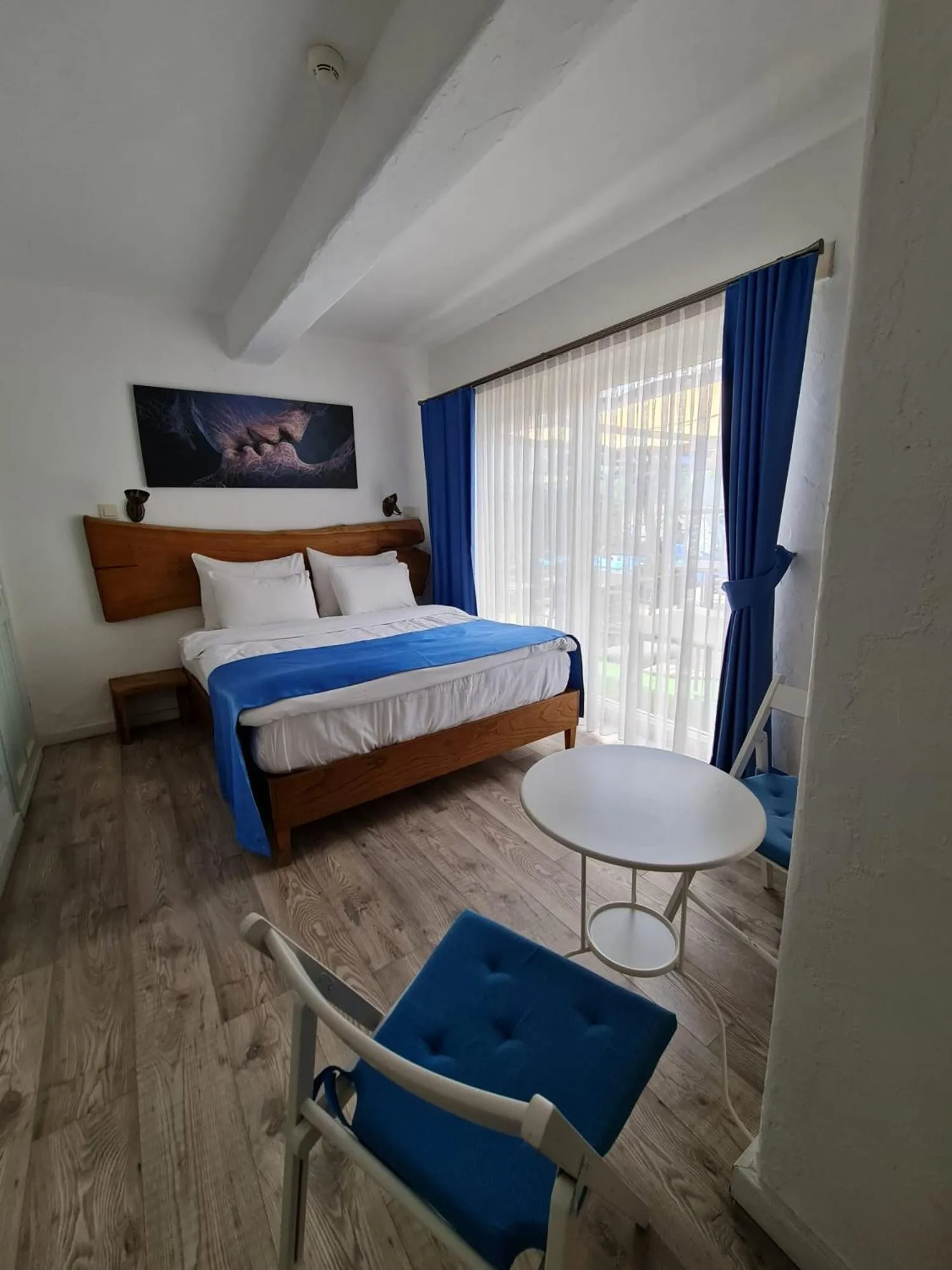 Photo of the whole room, Bed in Rebetiko Hotel