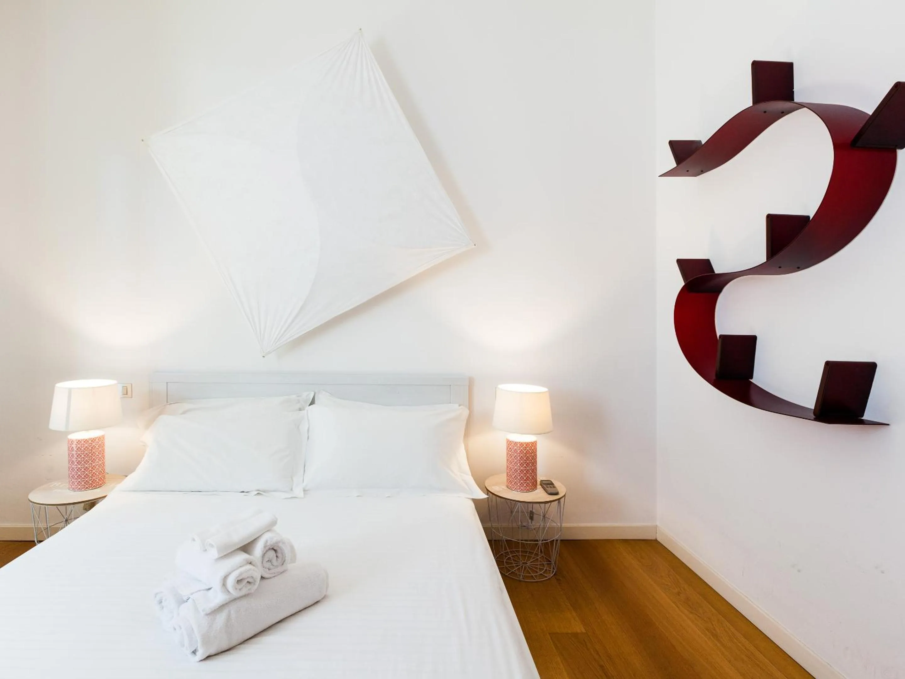 Bedroom, Bed in easyhomes - Piola Bazzini