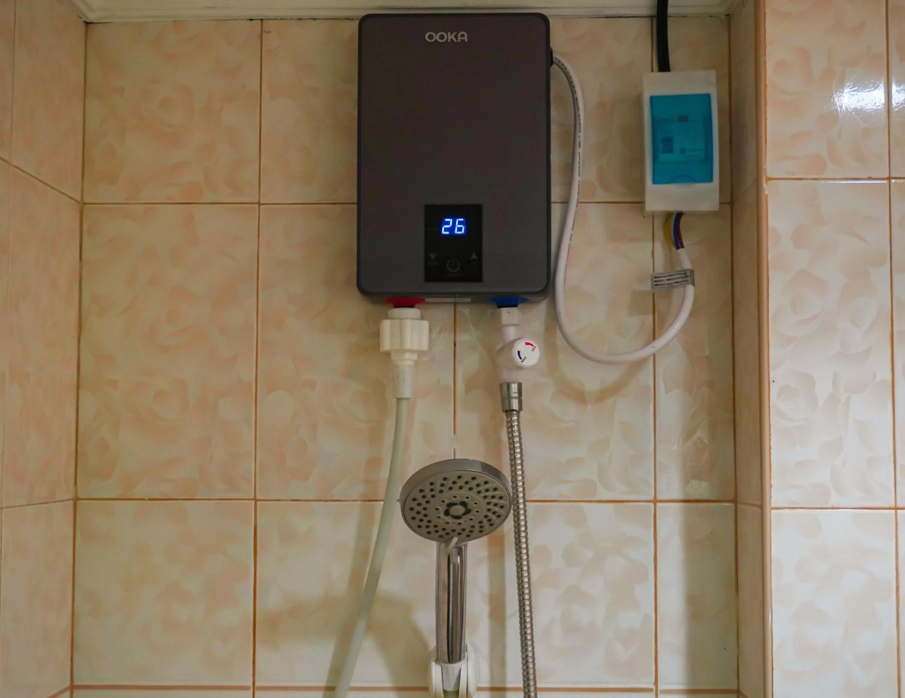 Shower in Boracay Paradise Hotel