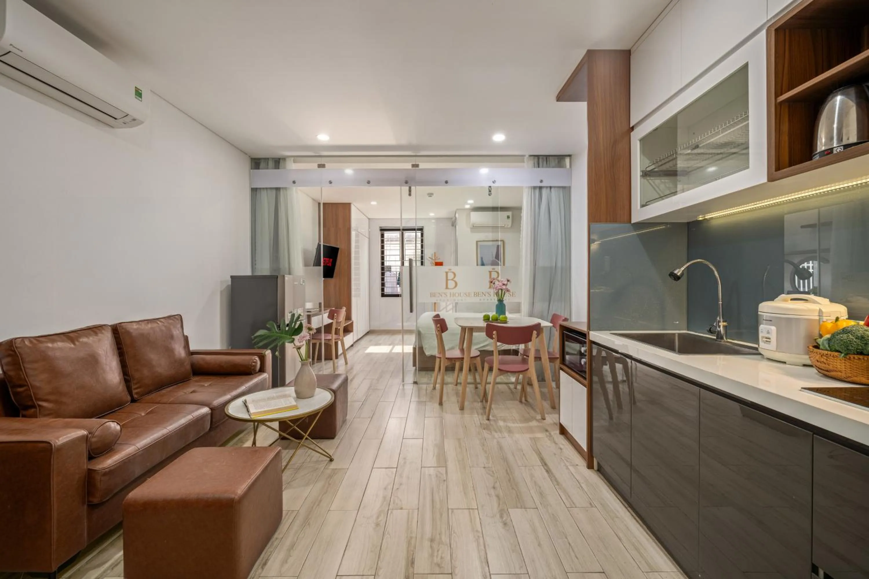 kitchen in Ben's House Boutique