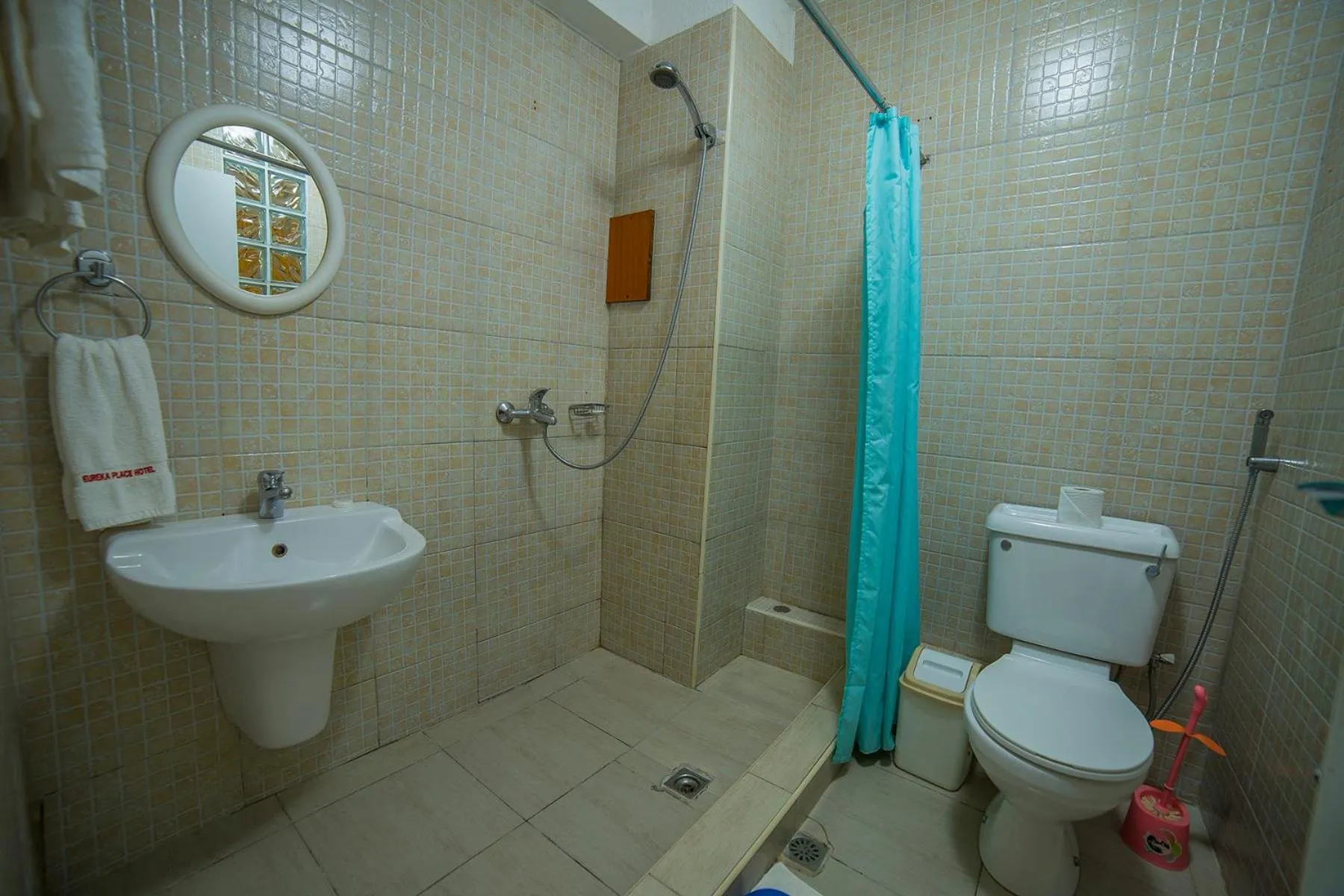 Shower in Eureka Place Hotel Kampala