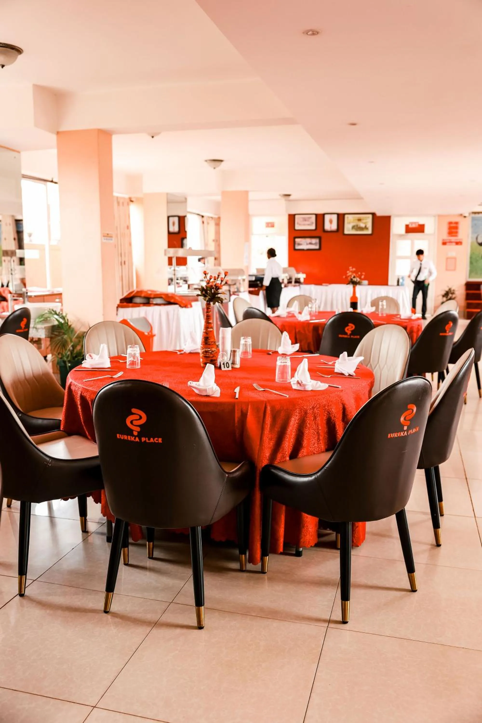 Restaurant/places to eat in Eureka Place Hotel Kampala