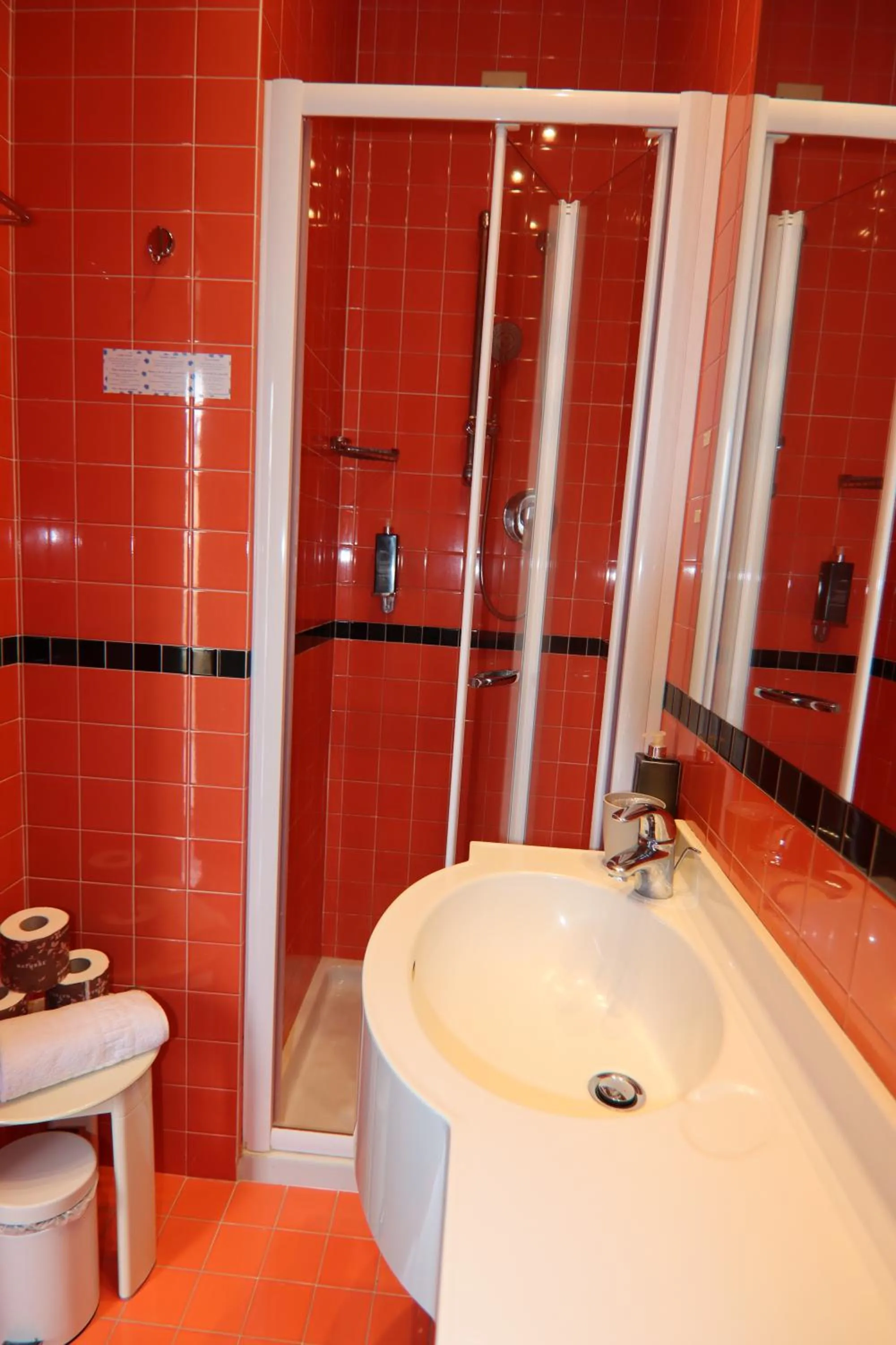 Shower in Hotel Derby