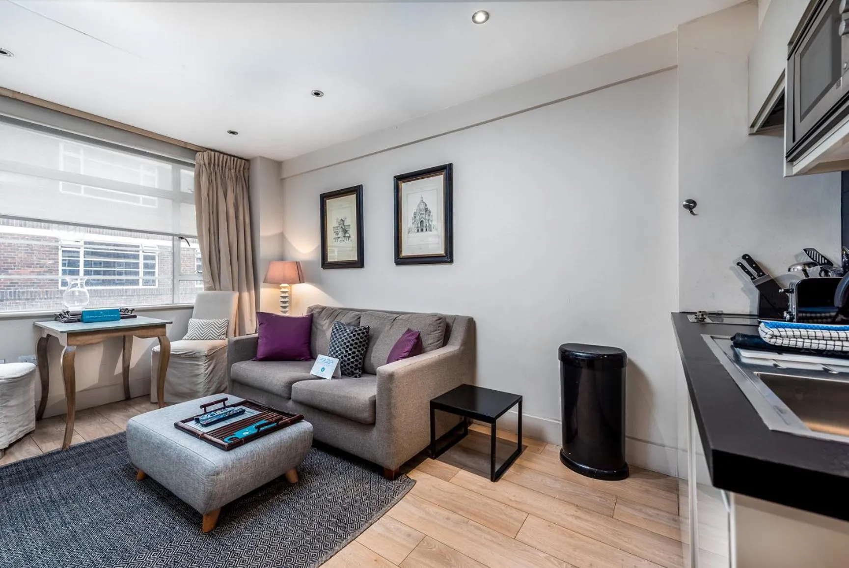Living room in Nell Gwynn House