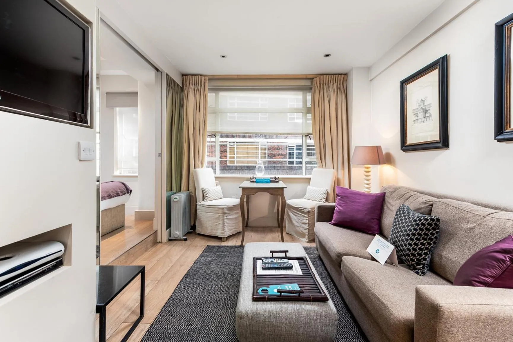 Living room in Nell Gwynn House