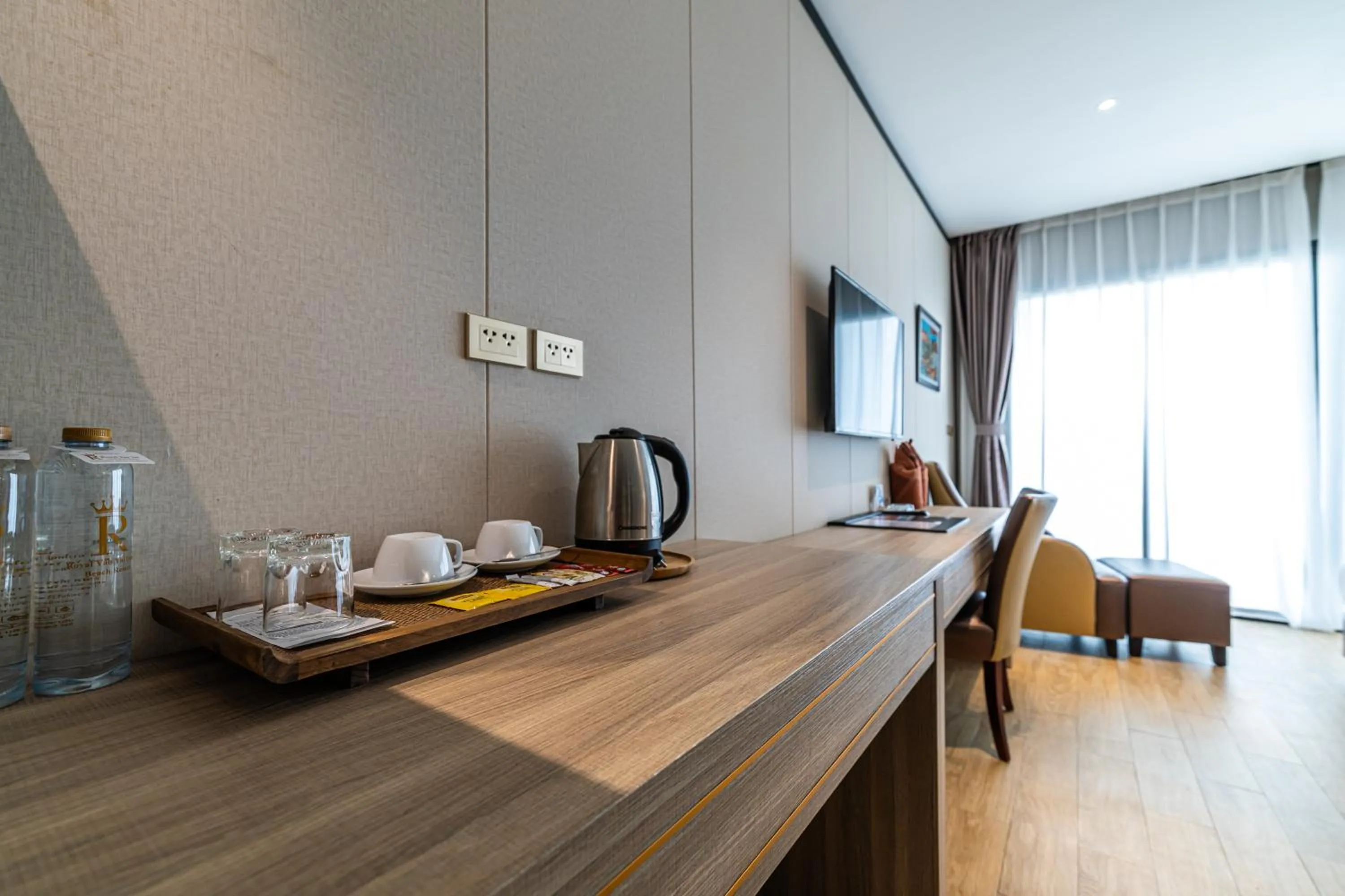 Coffee/tea facilities in BJ & Radisson Sea View Hotel