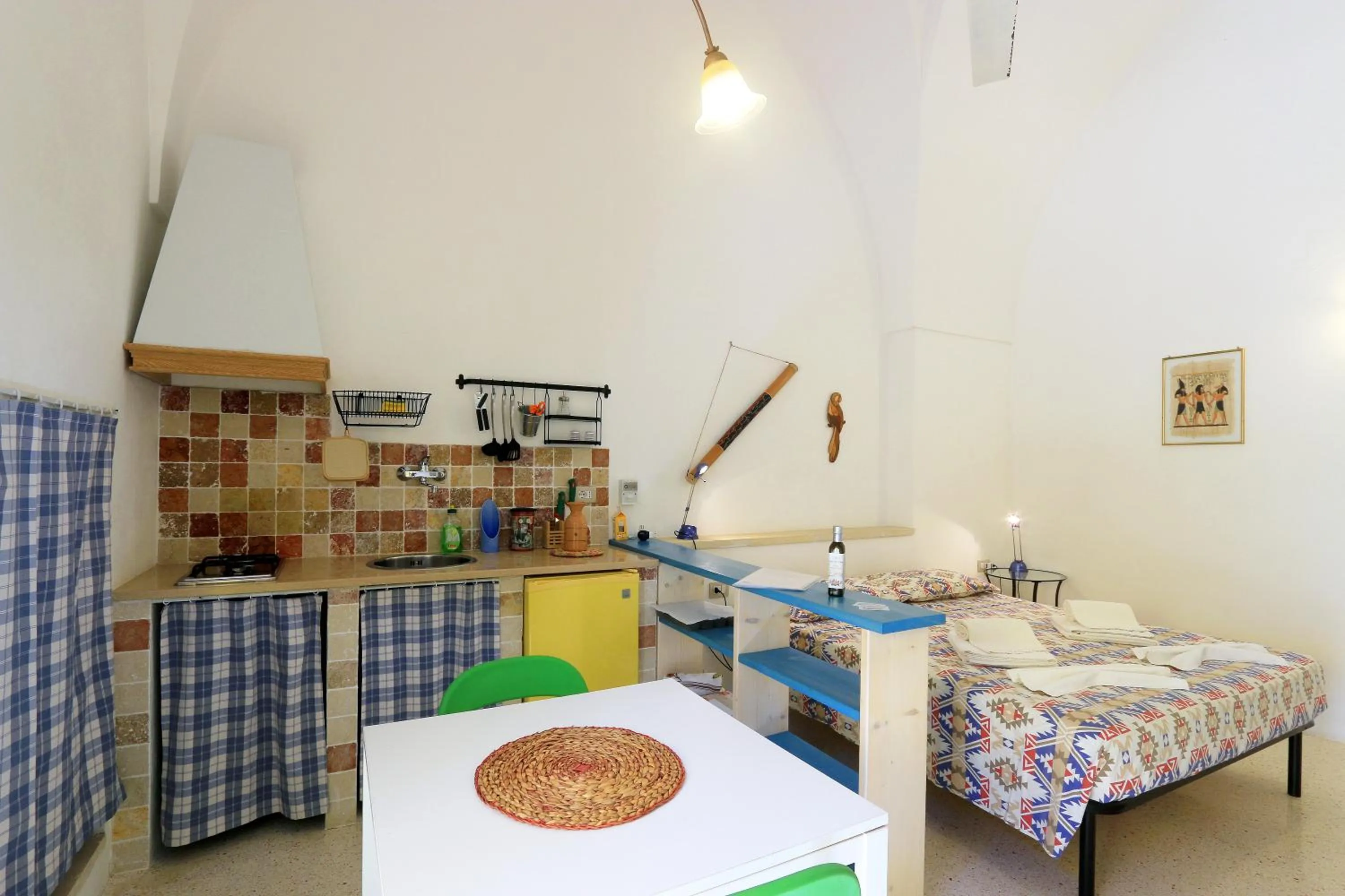 Kitchen or kitchenette in Antica Masseria Pescu