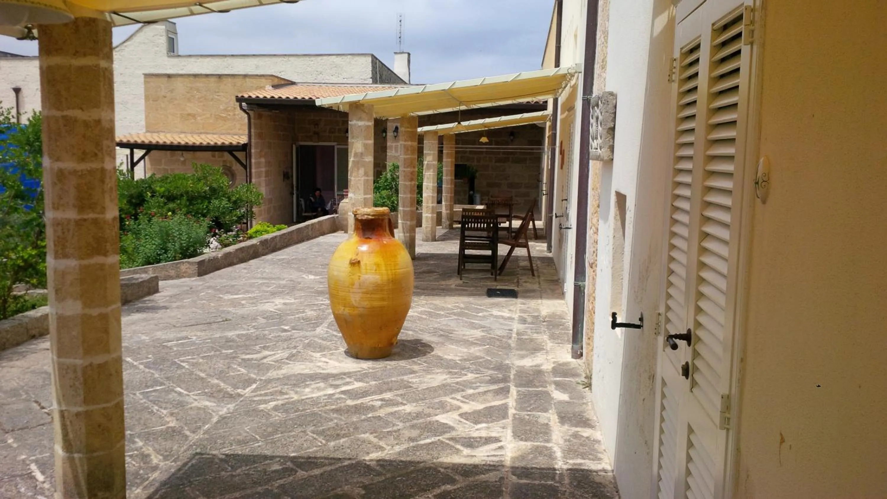 Facade/entrance in Antica Masseria Pescu