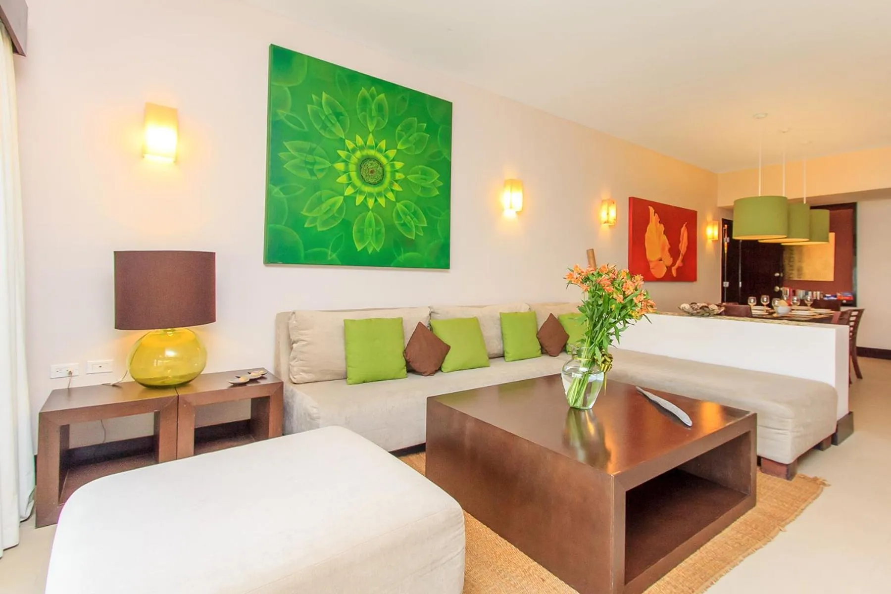 Bed in Aldea Thai by Stella Rentals