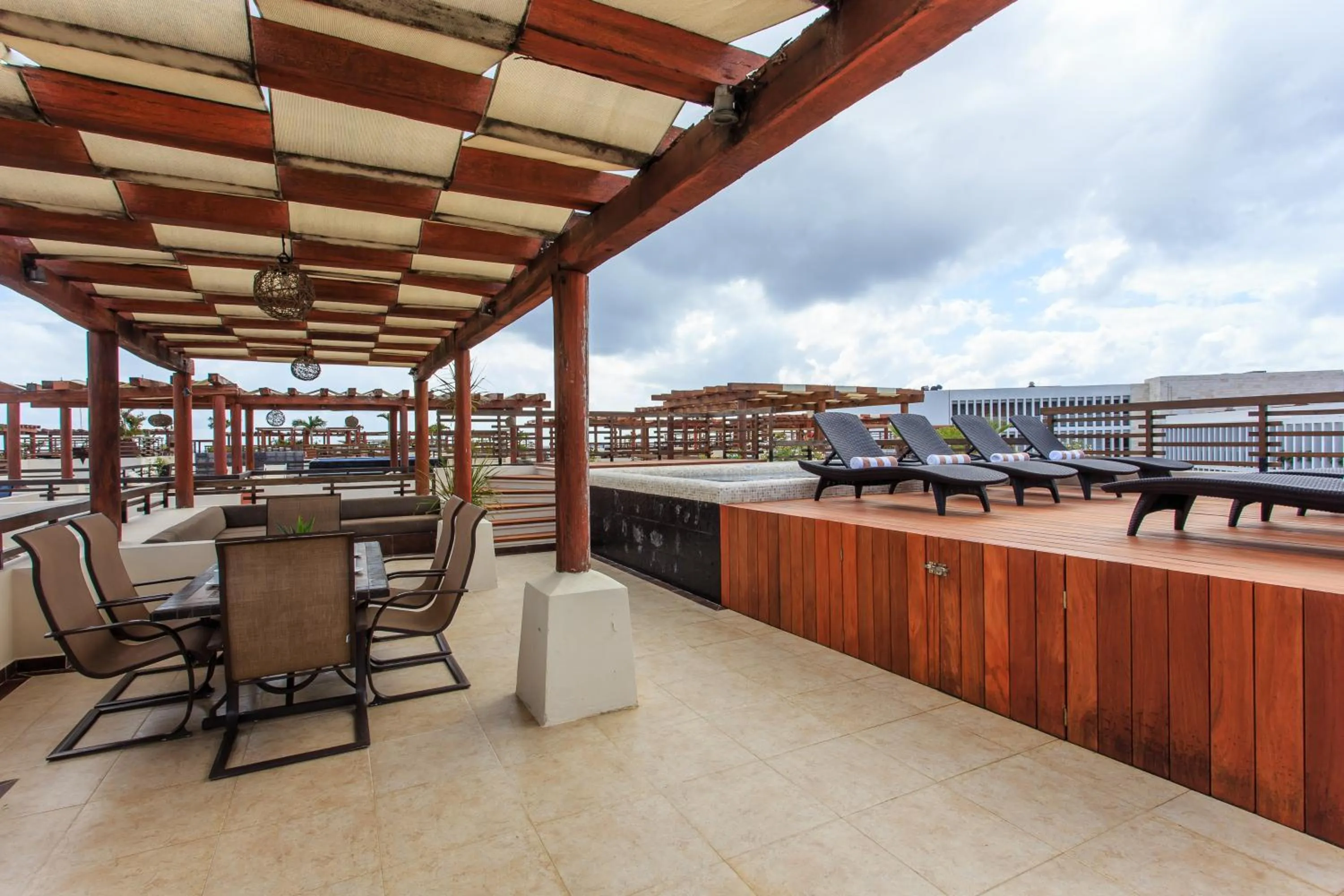 Patio in Aldea Thai by Stella Rentals