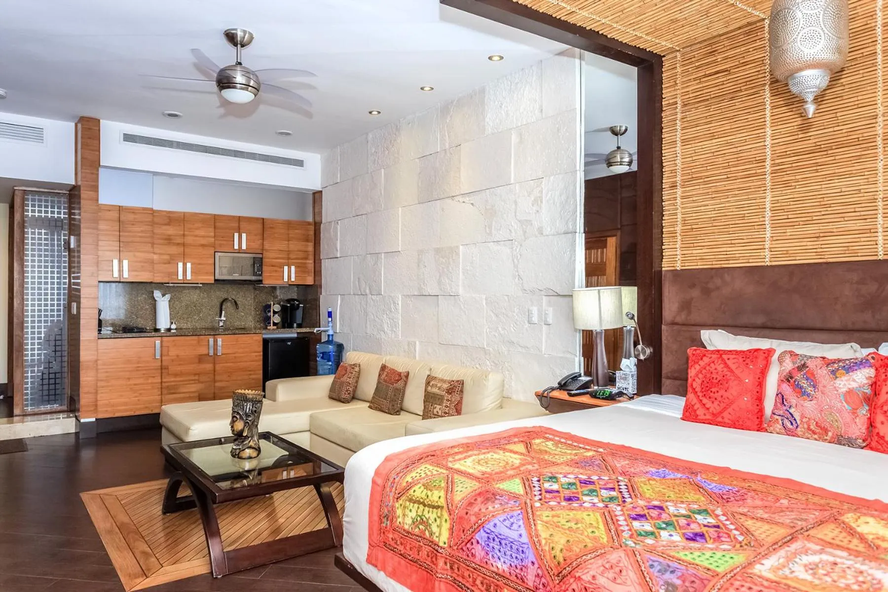 Bed in Aldea Thai by Stella Rentals