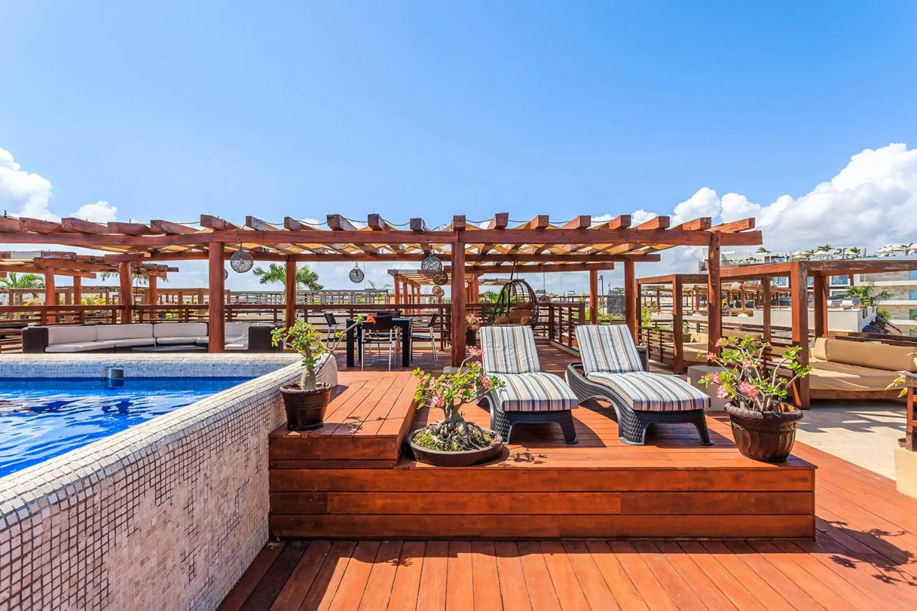 Patio in Aldea Thai by Stella Rentals