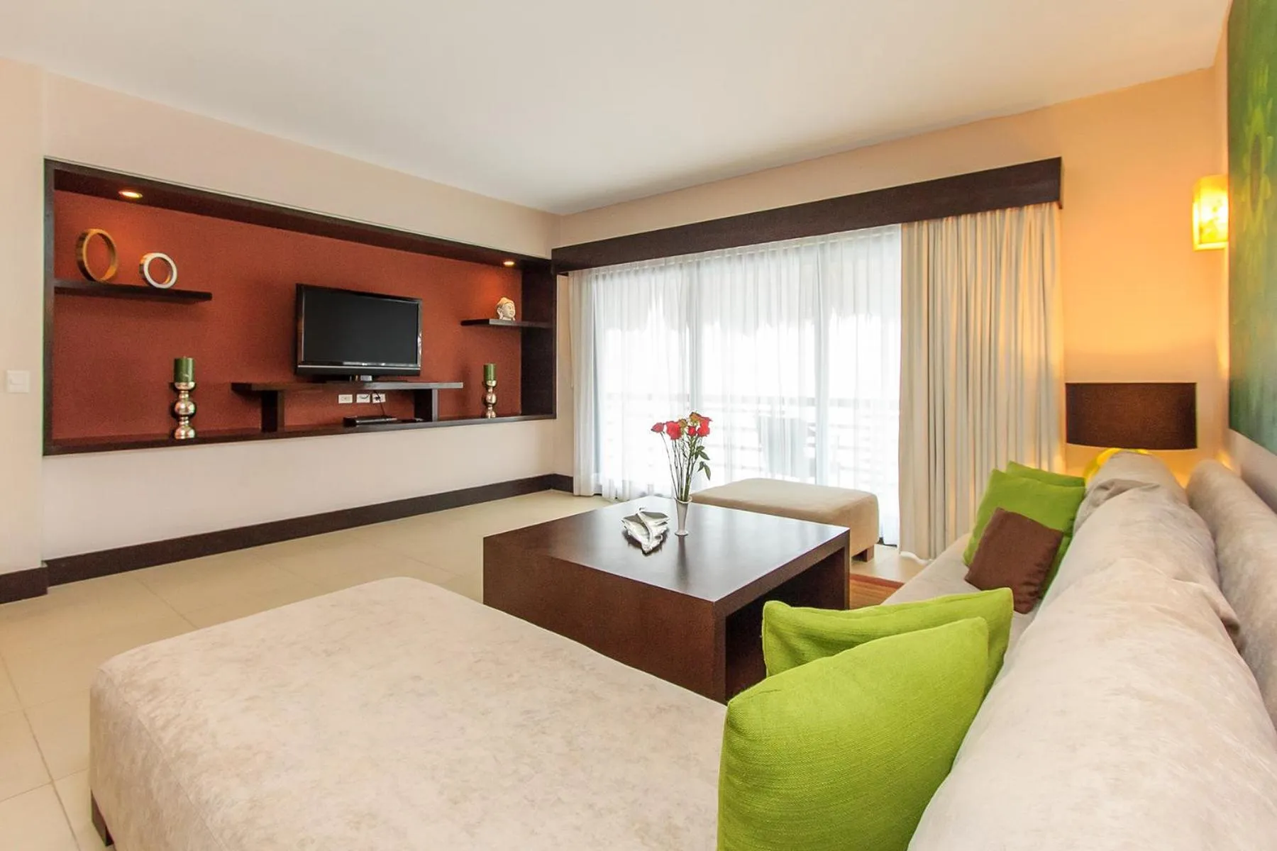 Bed in Aldea Thai by Stella Rentals