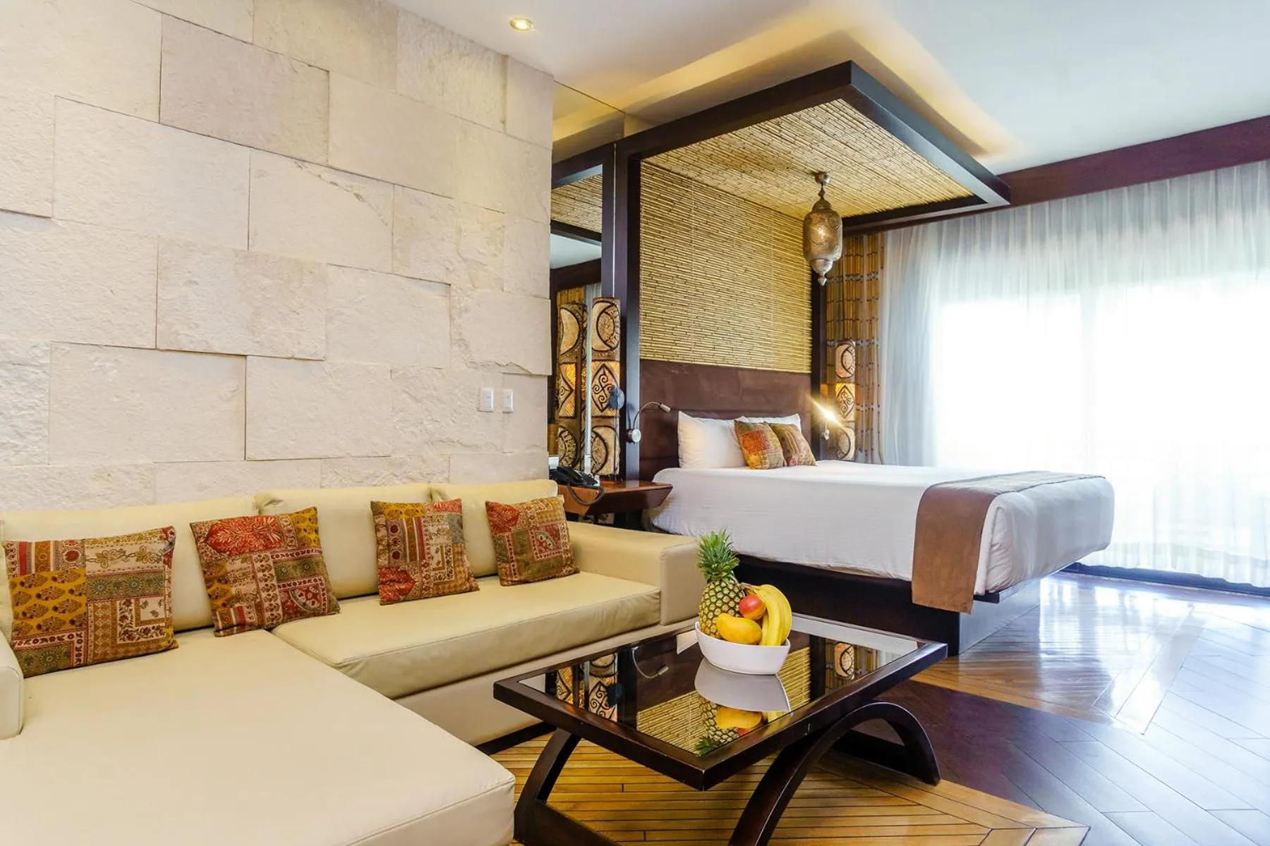 Living room, Bed in Aldea Thai by Stella Rentals