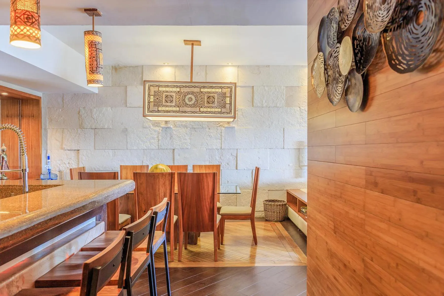 Living room in Aldea Thai by Stella Rentals