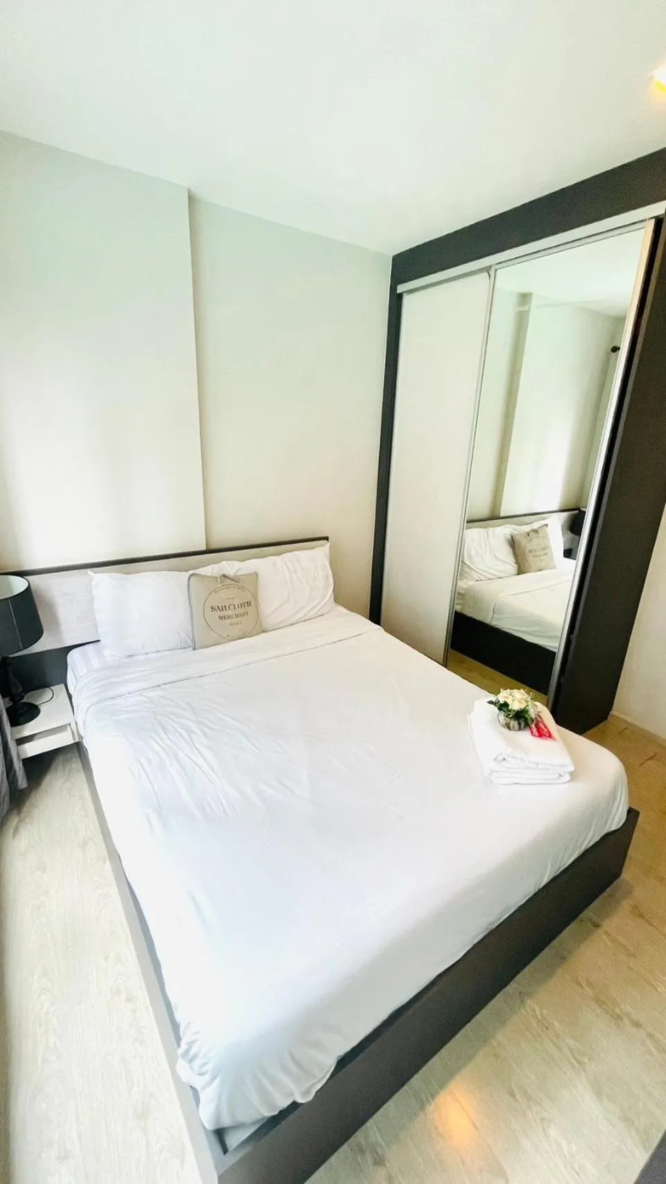 Bed in The base central pattaya condo