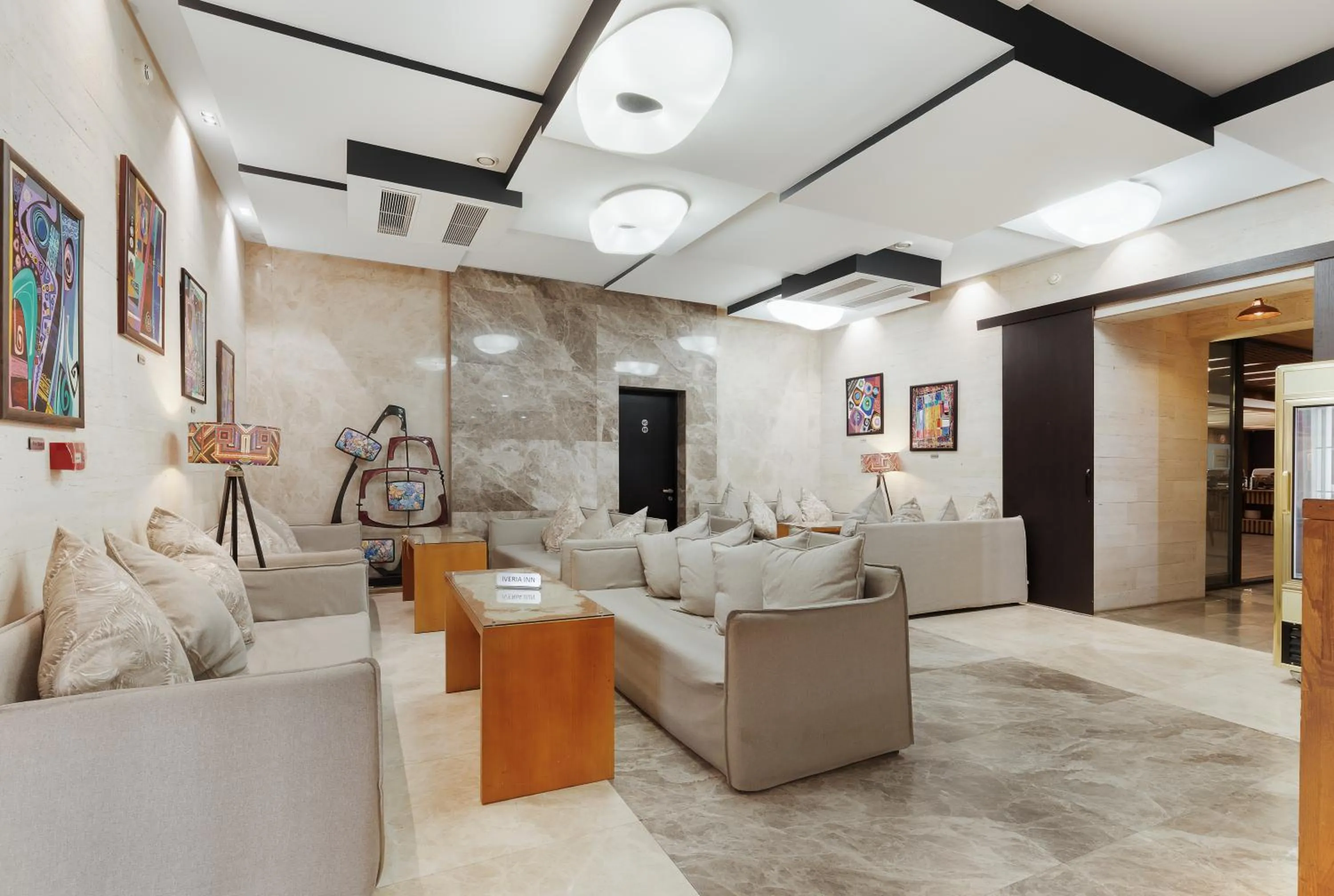 Lounge or bar in Iveria Inn Hotel