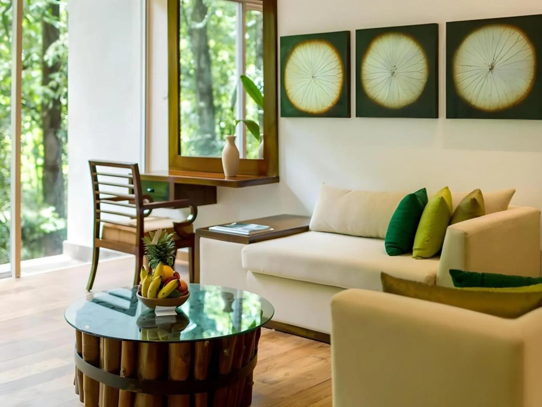 Living room in Palmstone Retreat