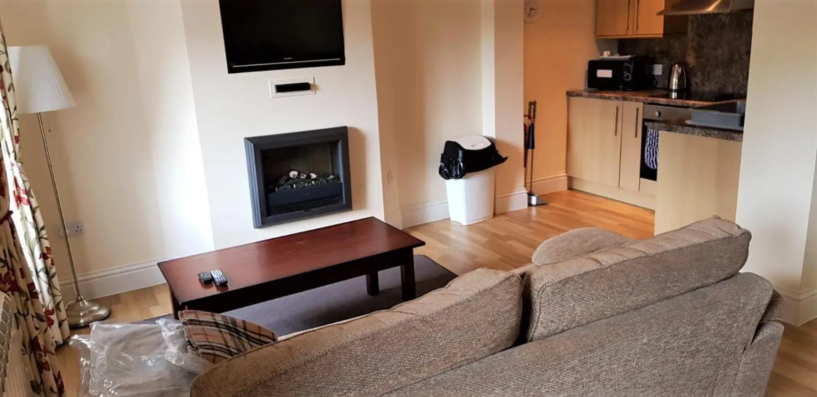 Seating area in The Harbour House Sea Front Hotel