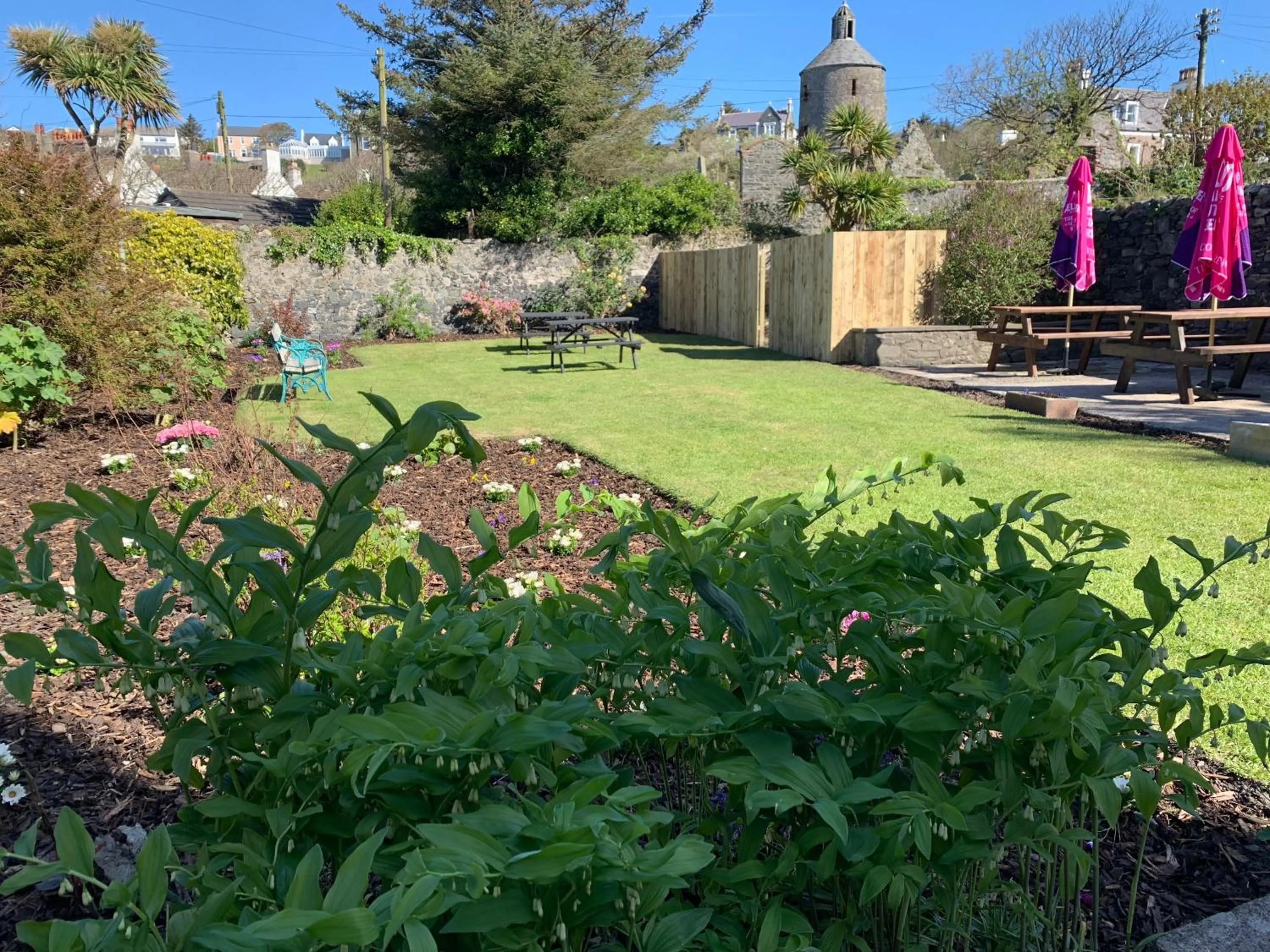 Garden in The Harbour House Sea Front Hotel