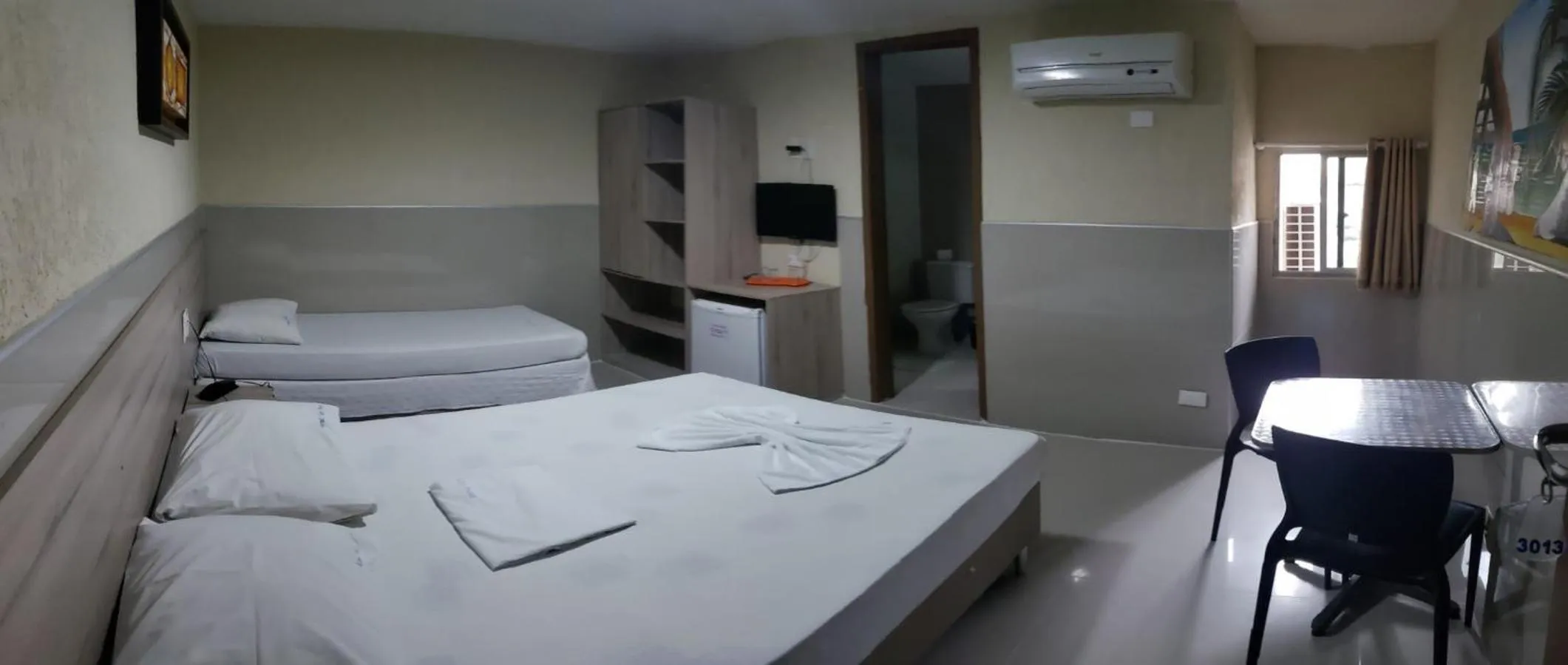 Bed in Hotel Uzi Praia